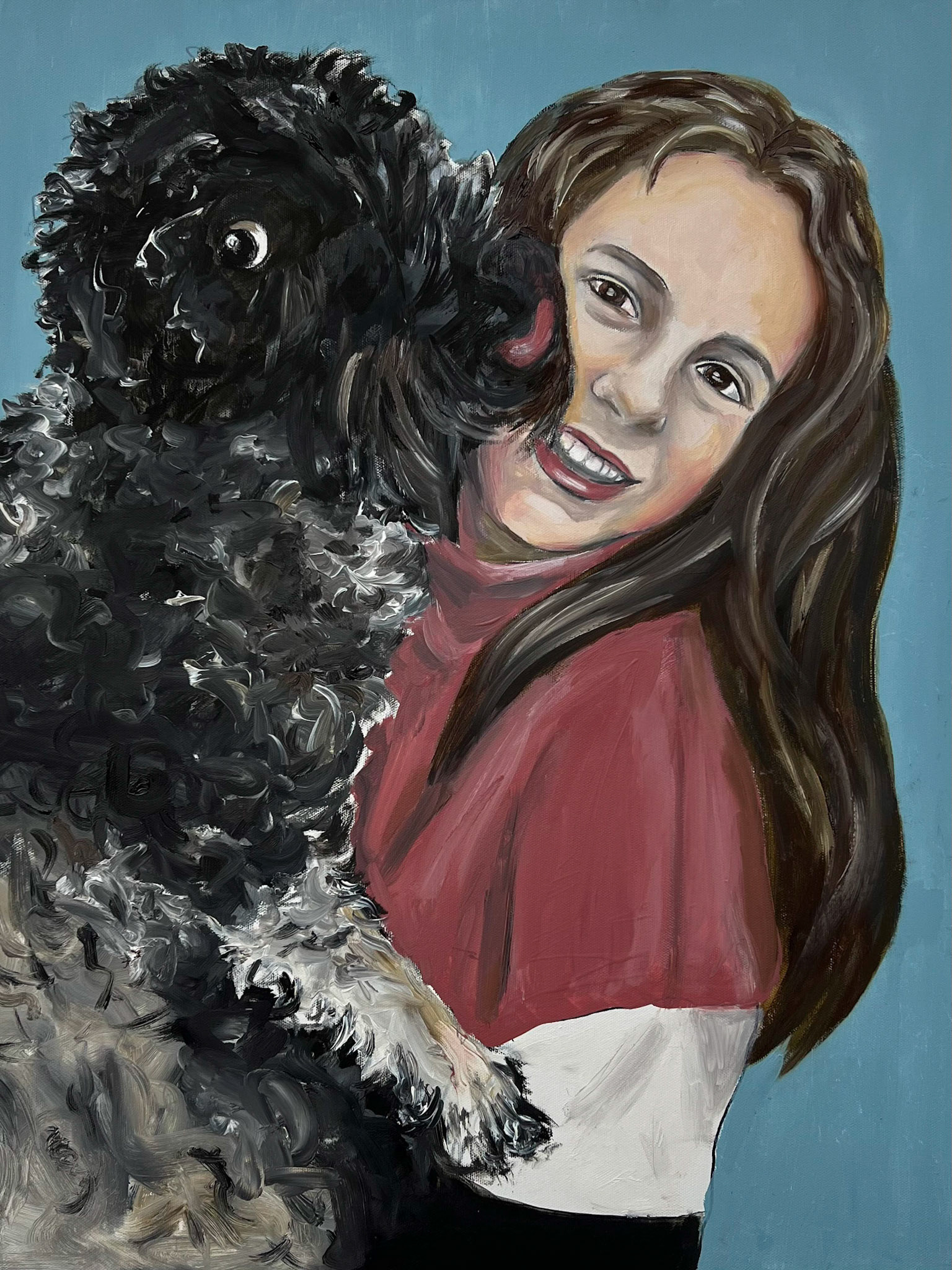 Unzertrennlich, 2021, Öl auf Leinwand, 70x50cm