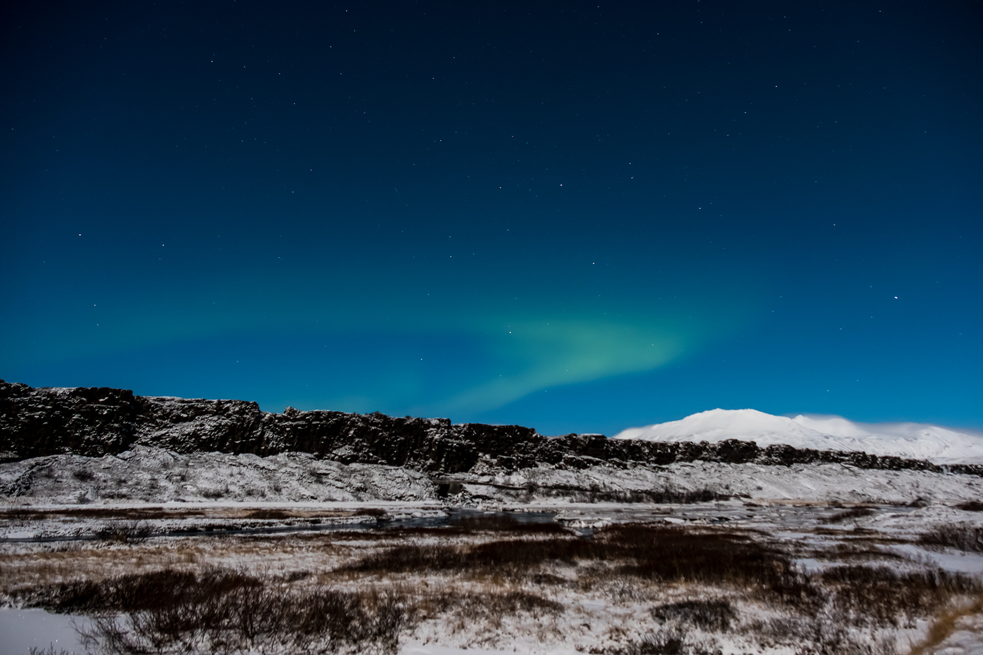 Pingvellir Northern Lights