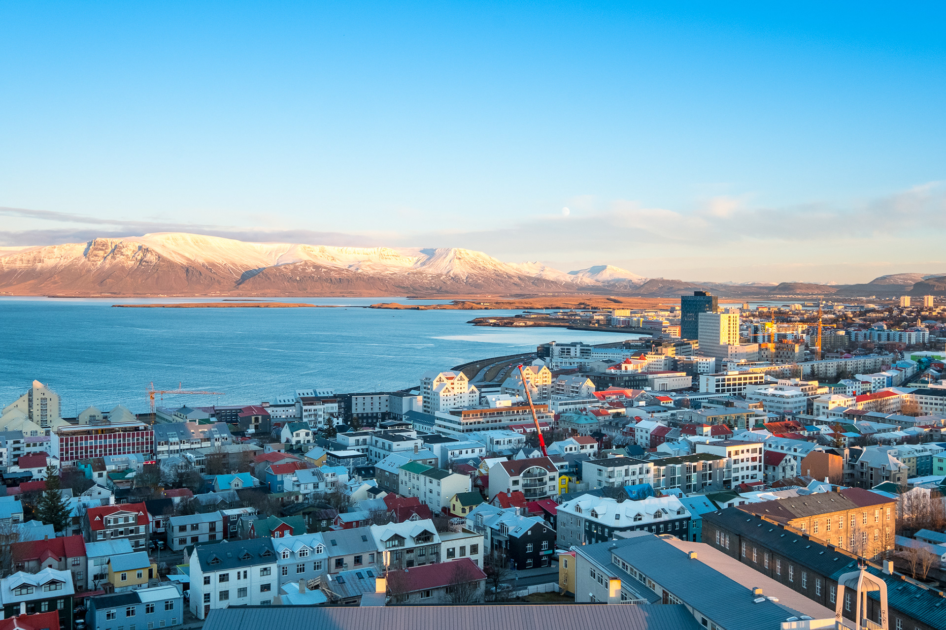 View from the top of HallGrímskirkja Church