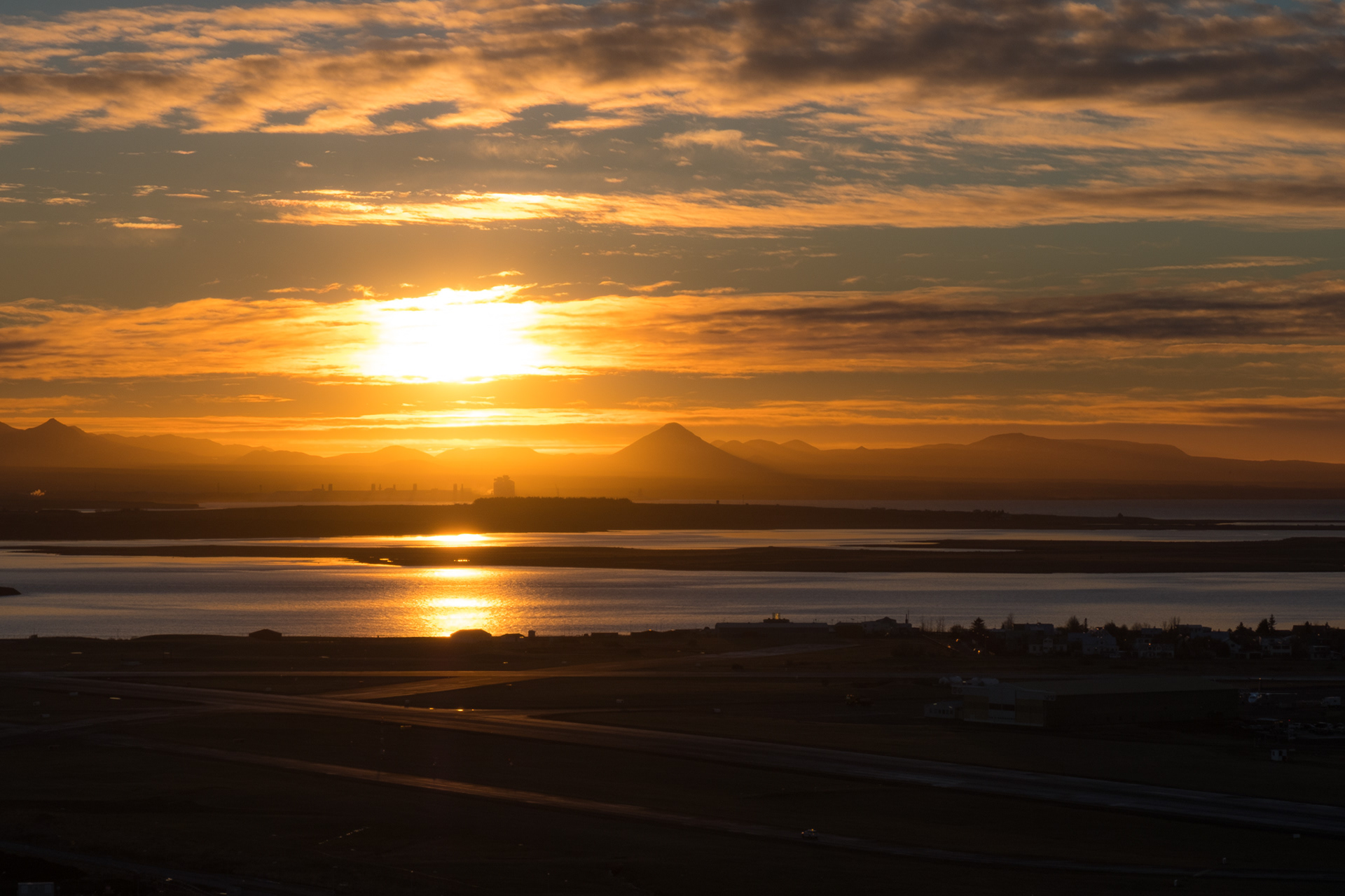 View from the top of HallGrímskirkja Church