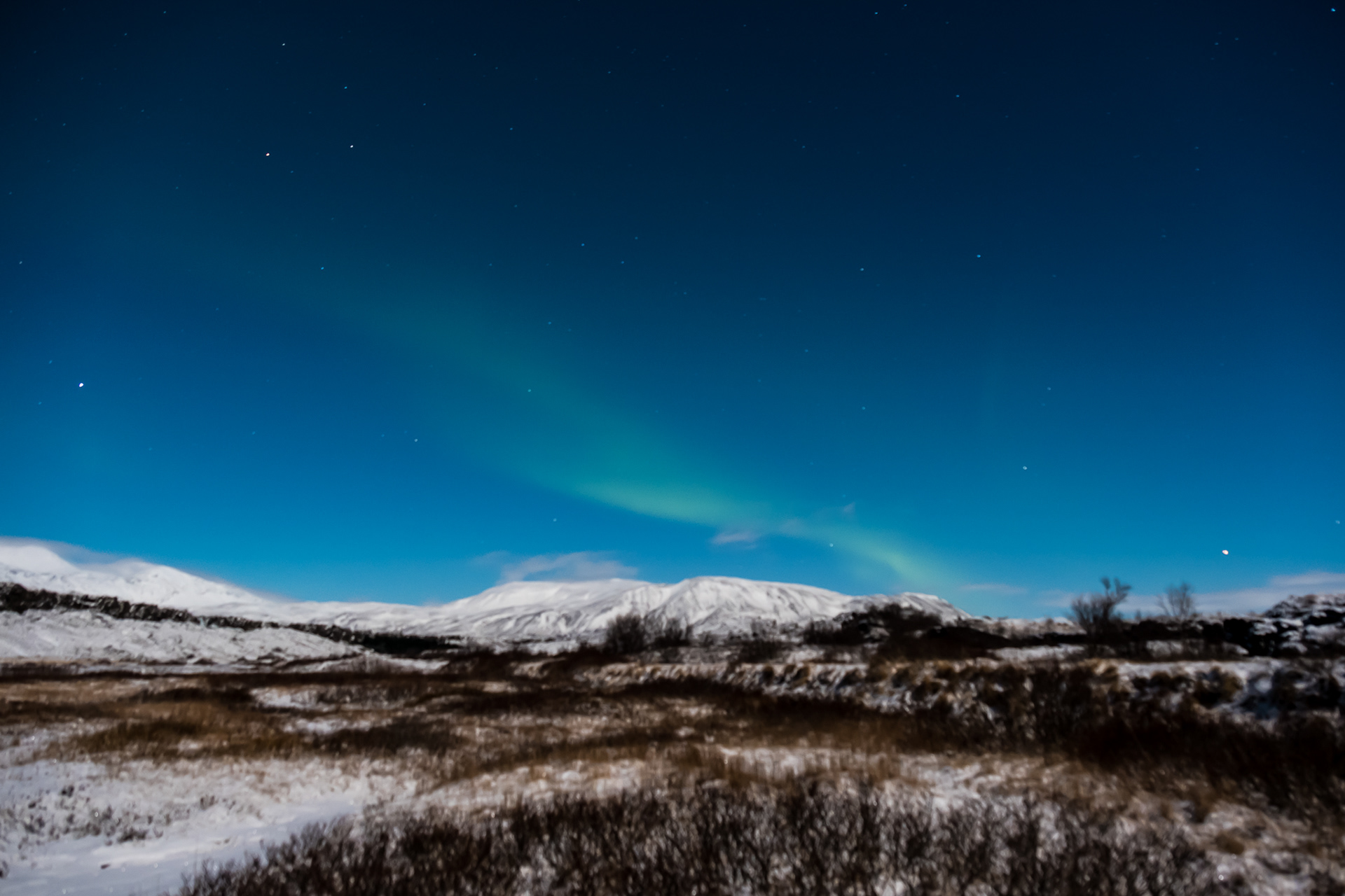 Pingvellir Northern Lights