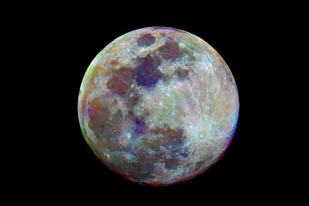 Luna llena mineral