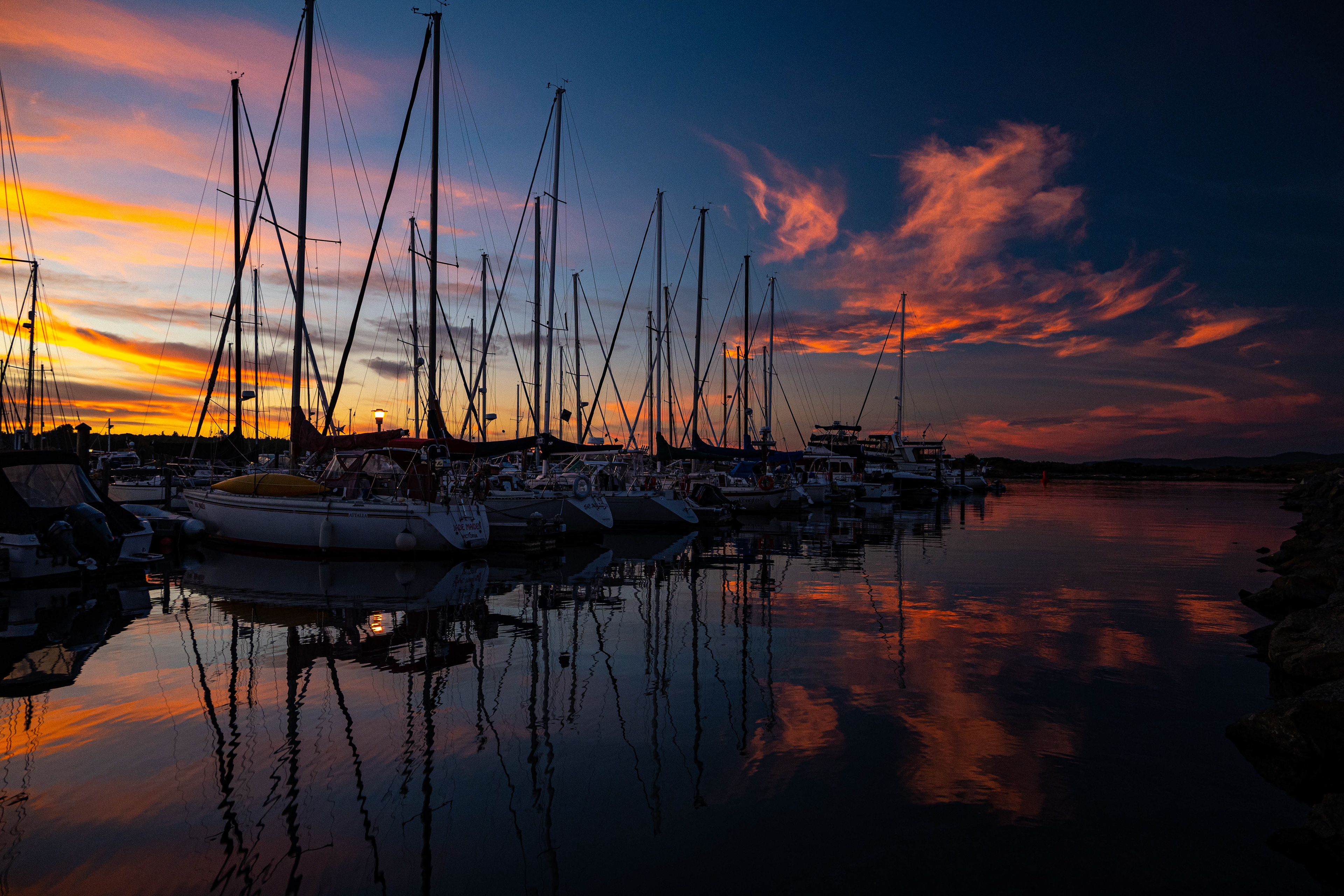 Oak Bay Marina Humminbird Sky, Vancouver Island