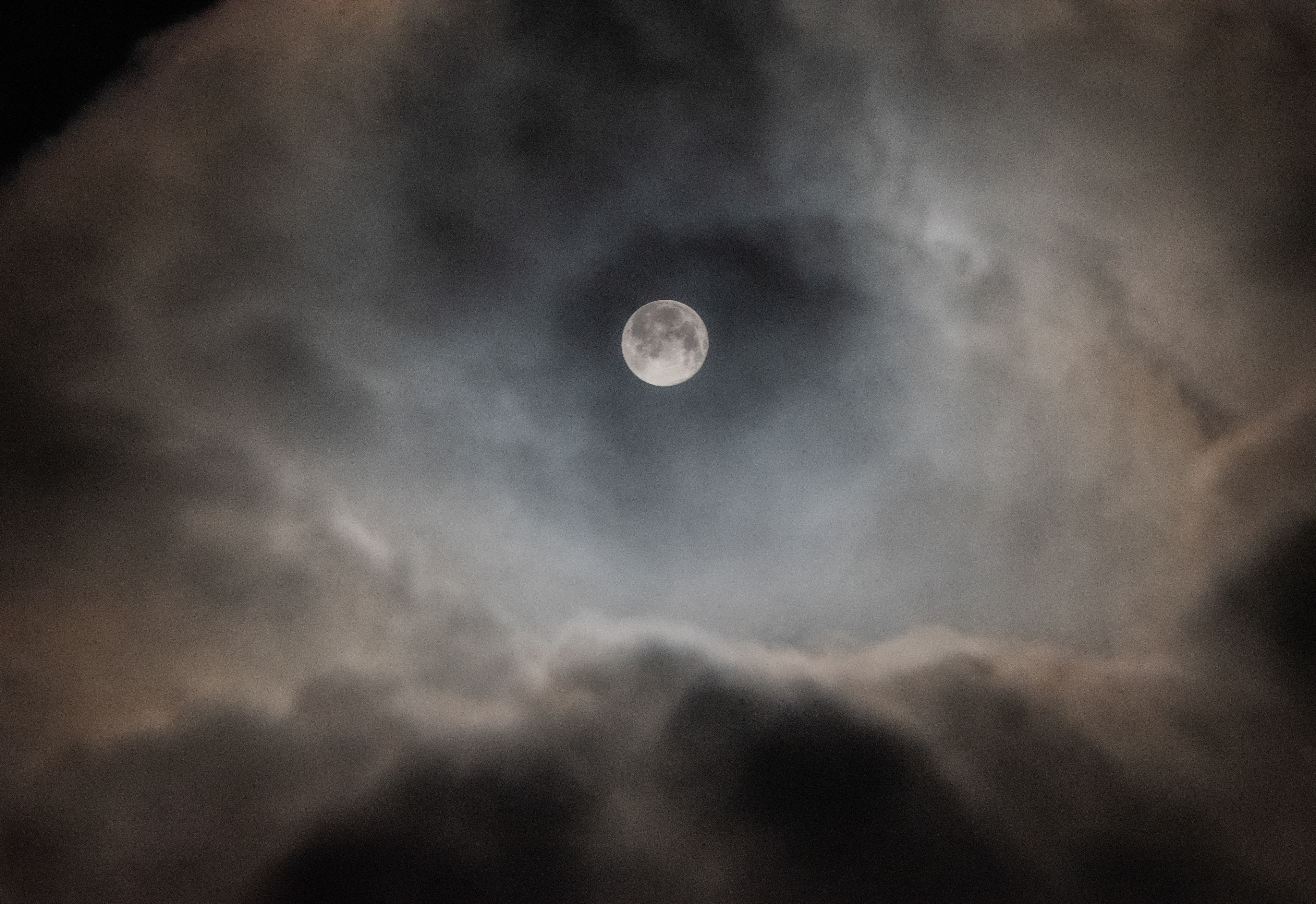 Dreamy moonscape over Victoria.