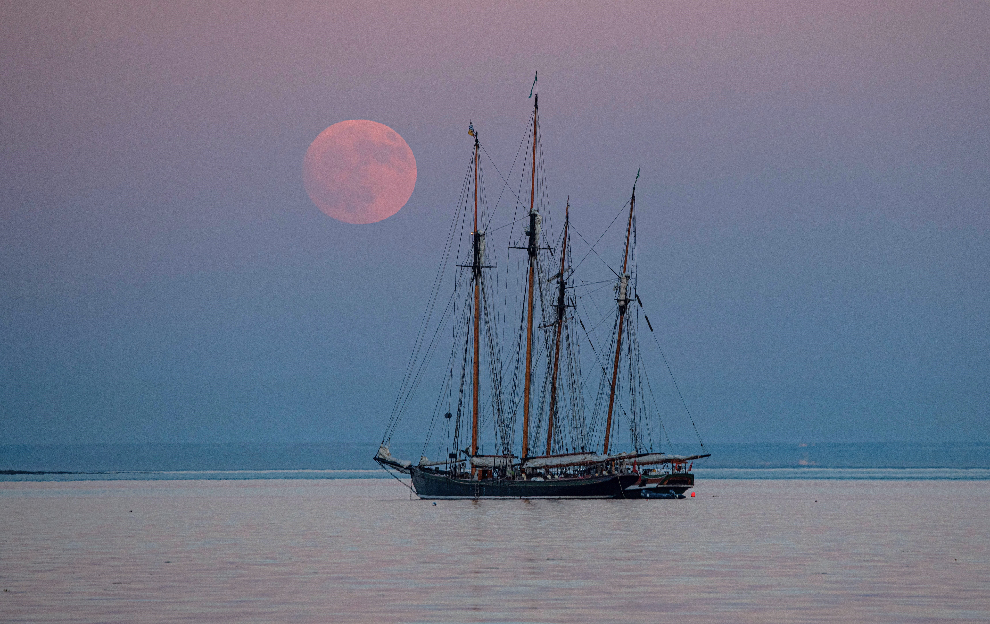 Moonrise on Vancouver Island