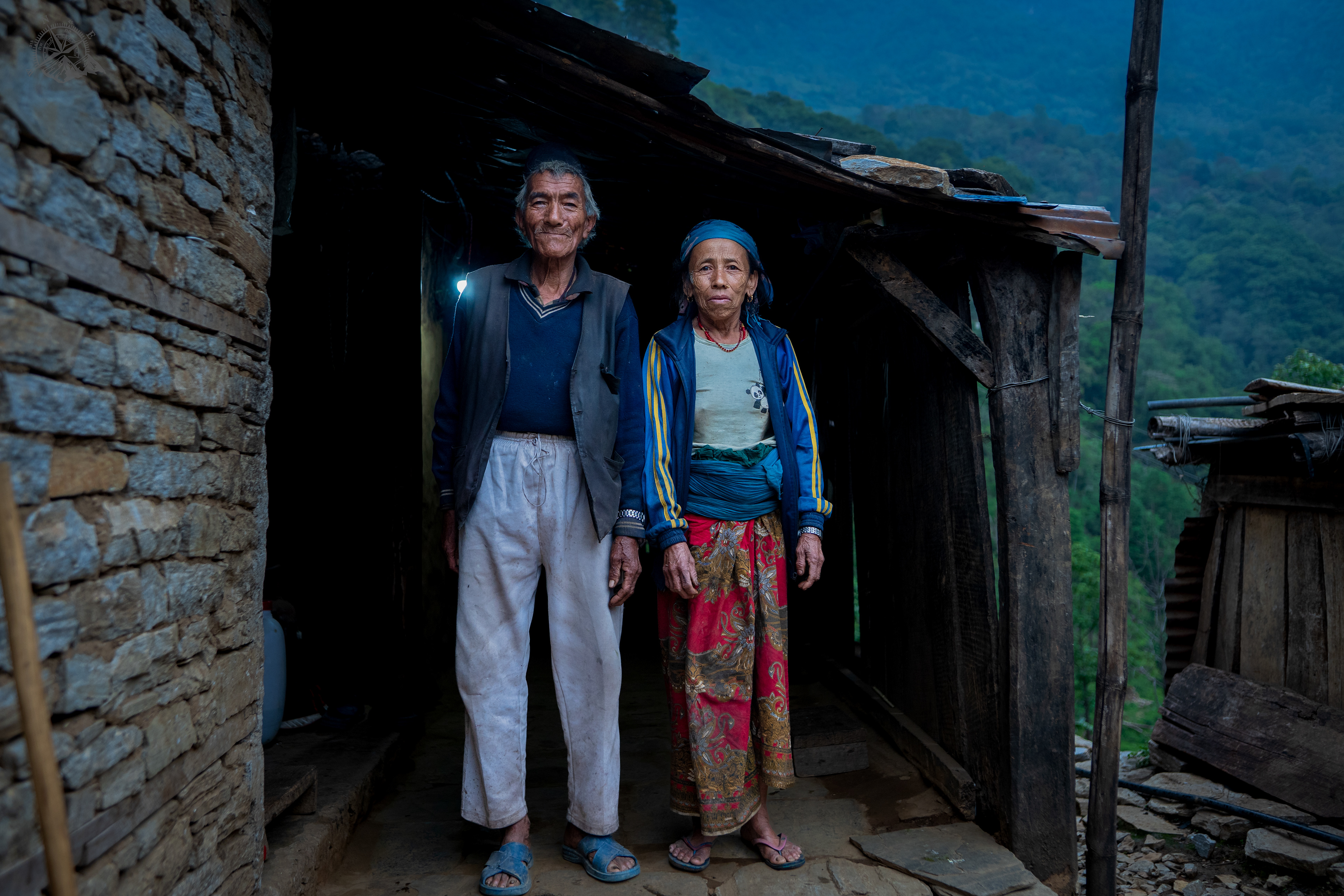 Gurung couple from Khache, Lamjung