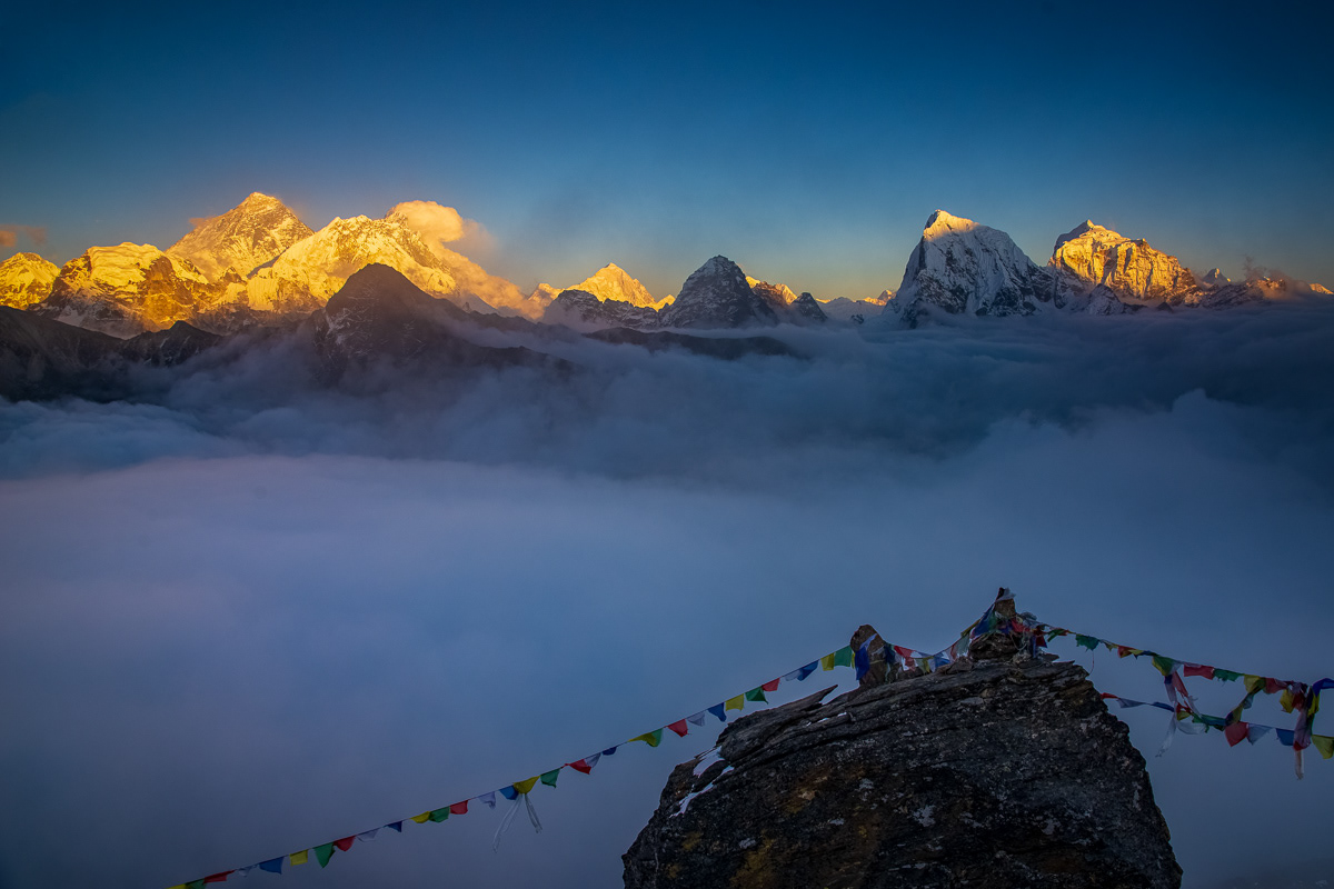 Everest Sunset from Gokyo Ri