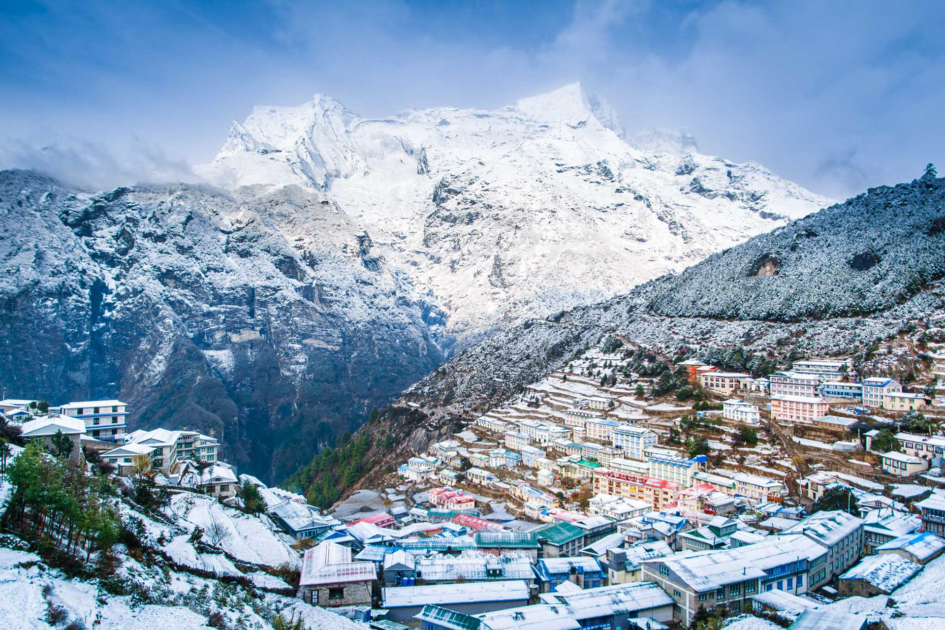 Winter in Namche Bazaar