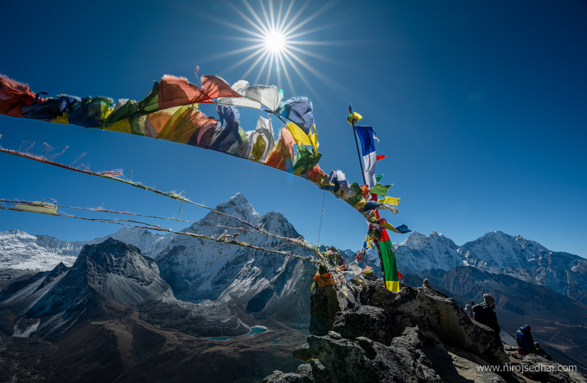 Rest day hike in Dingboche