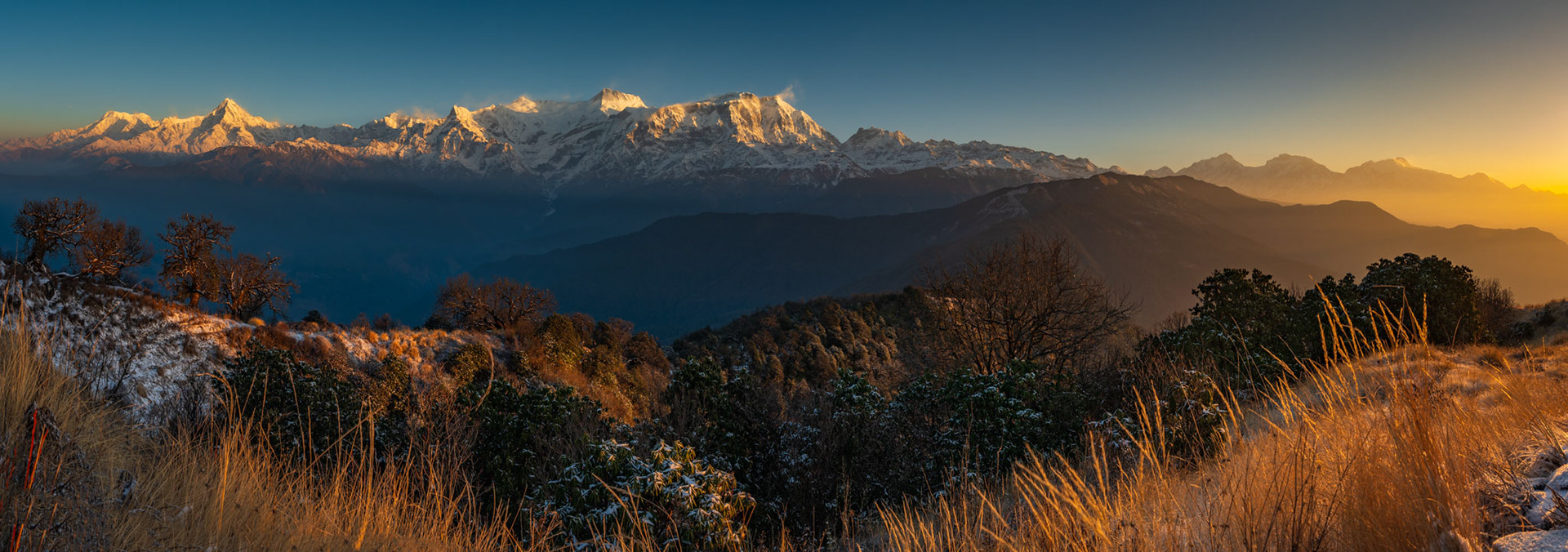 Sunrise in Annapurna Range