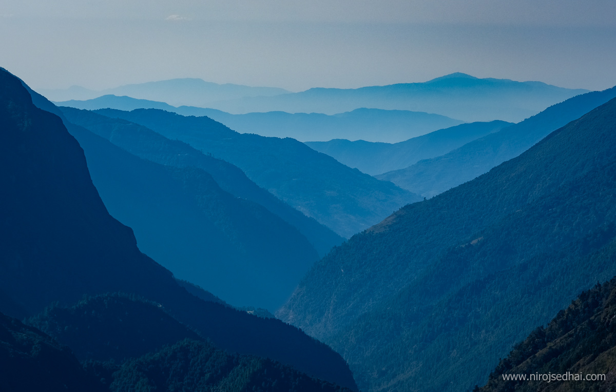looking down south from everest view point