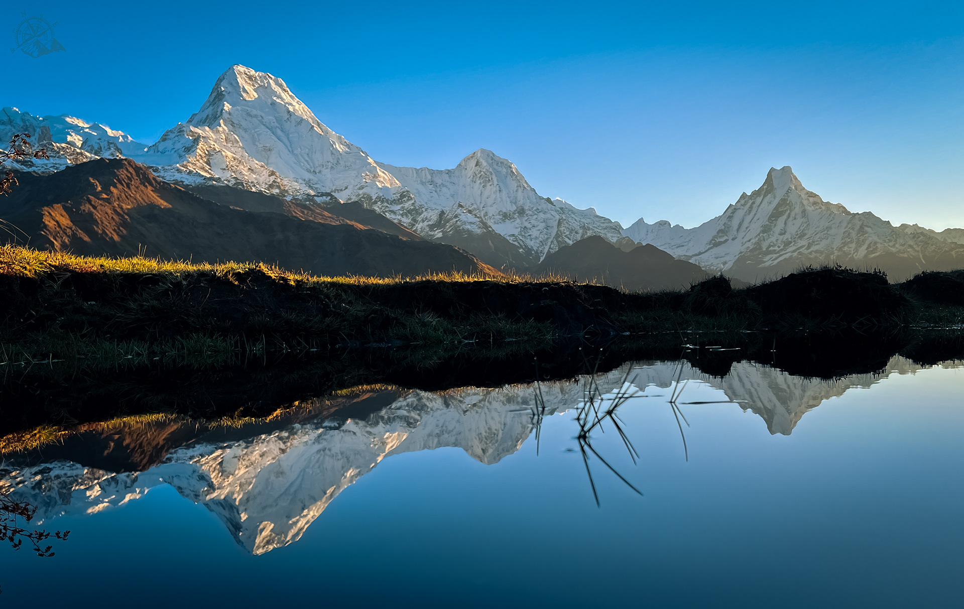Annapurna range reflection