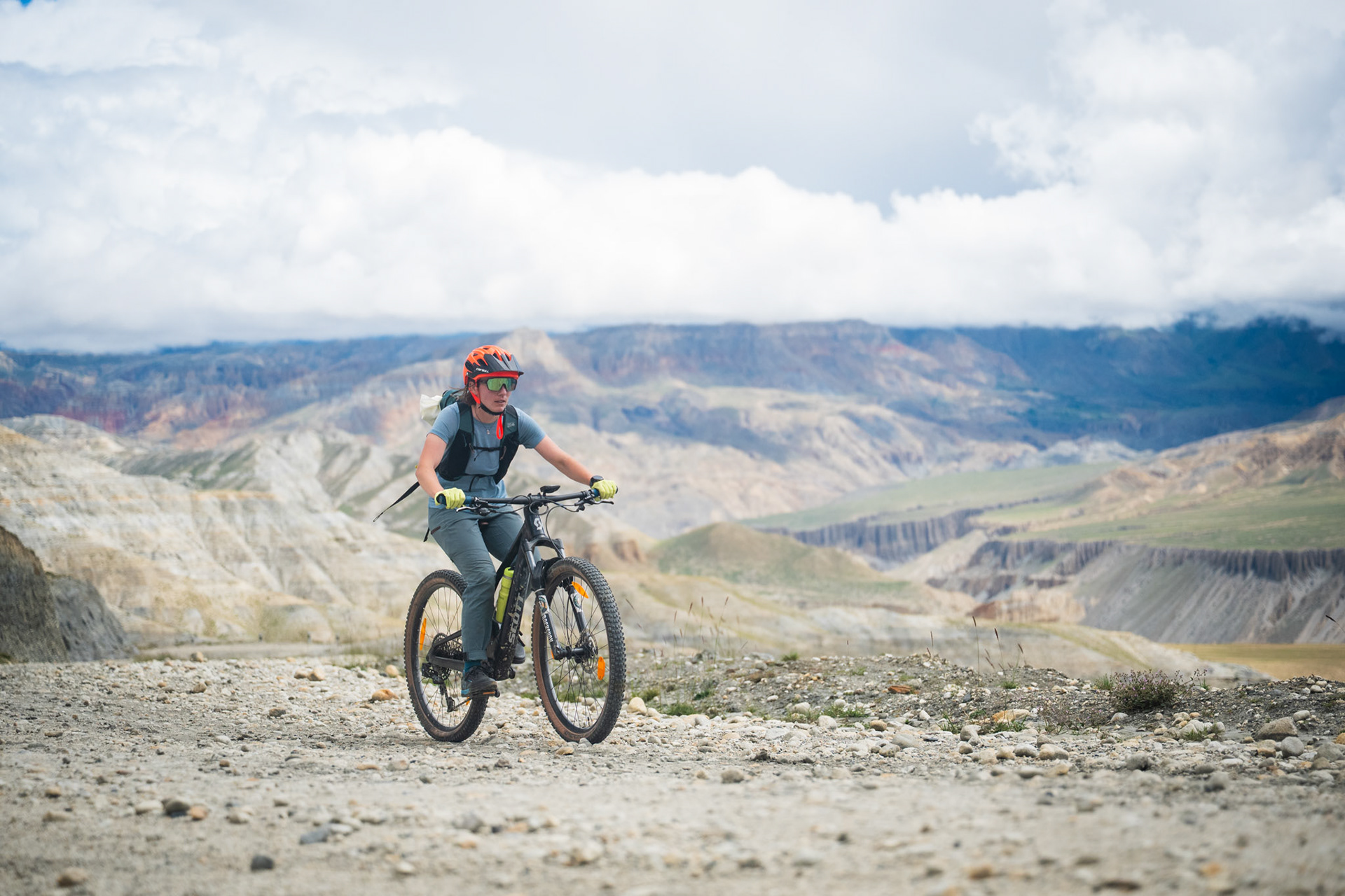 Upper Mustang cycling