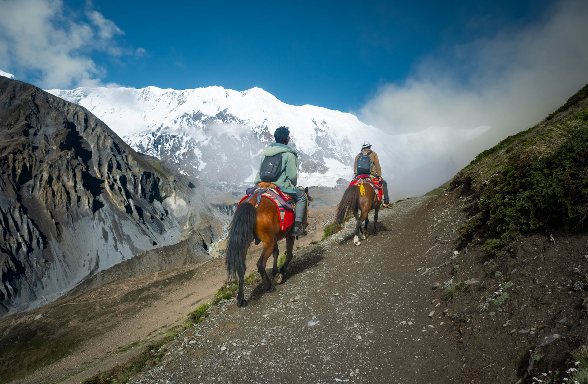 Horseback trip in Annapurna circuit