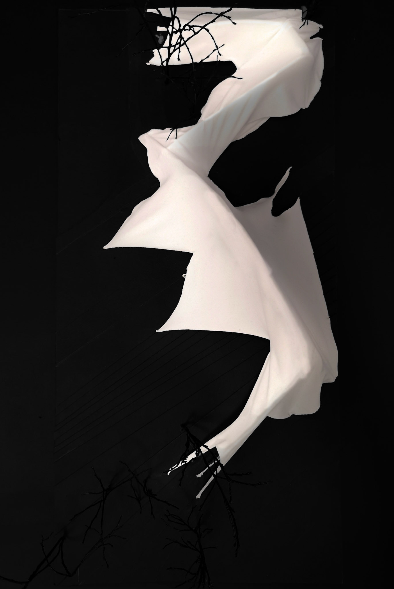 touch of matter - canvases and foils (model)