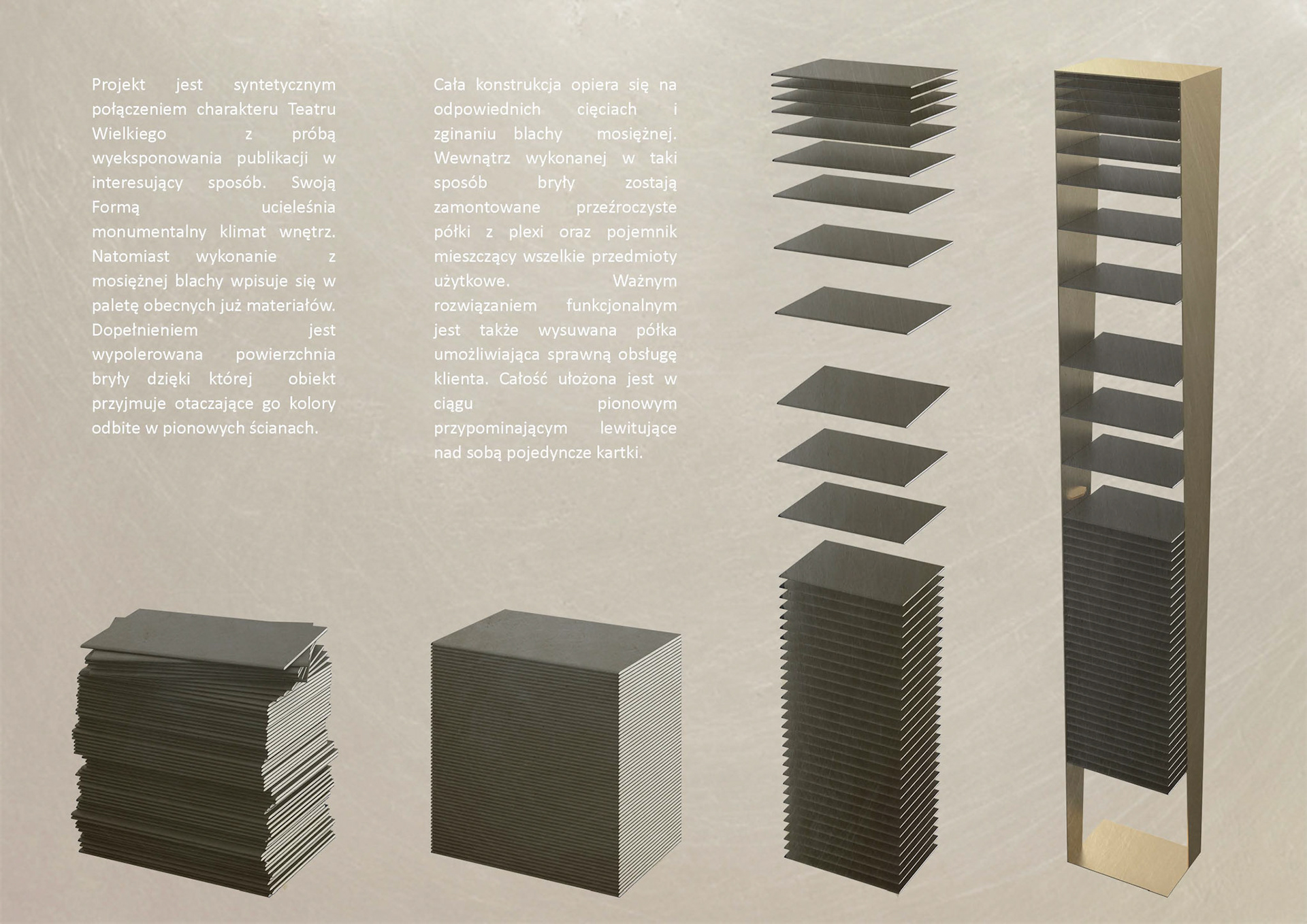 competition for a piece of furniture for the Grand Theater in Warsaw