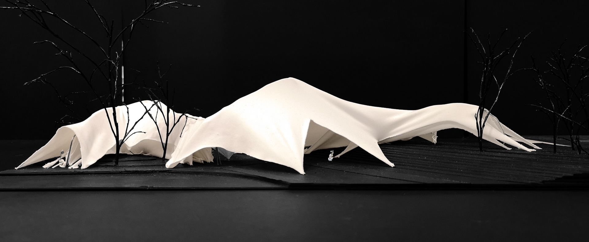 touch of matter - canvases and foils (model)