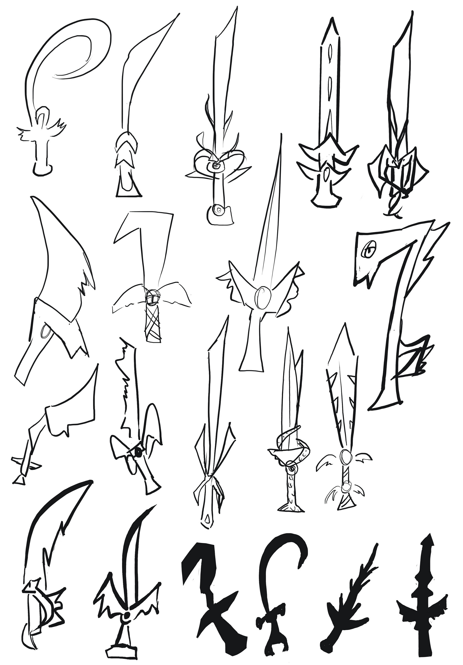 first sketches