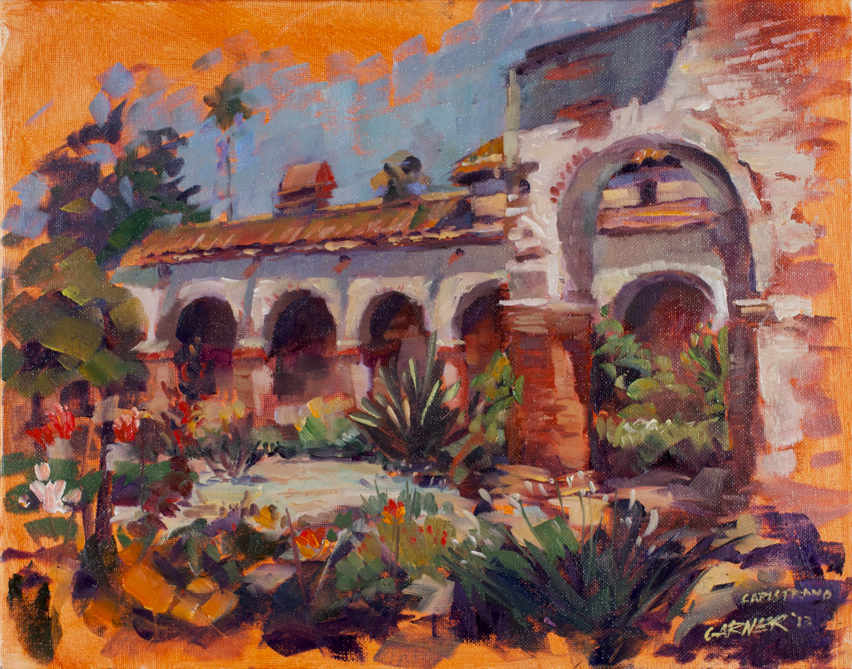 Capistrano, 2013, oil on canvas panel, 14" X 11"