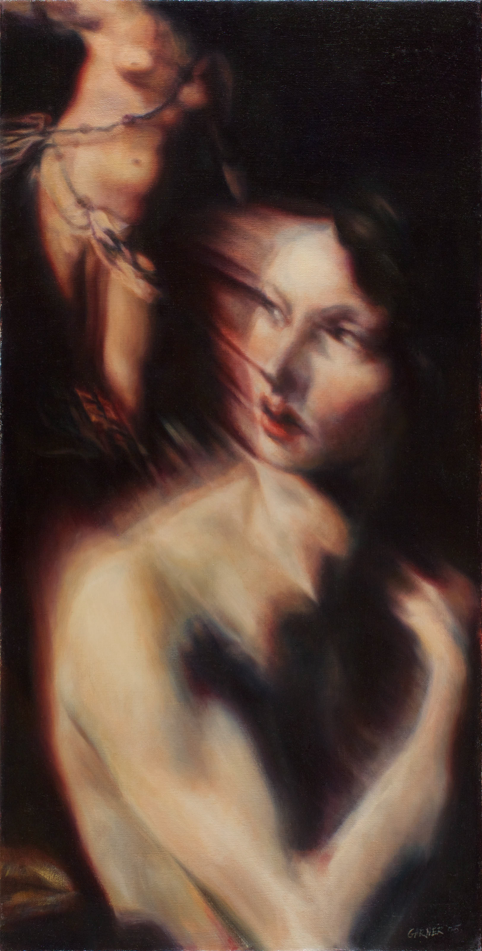 Nymph, 2005, oil on linen, 18" X 36"