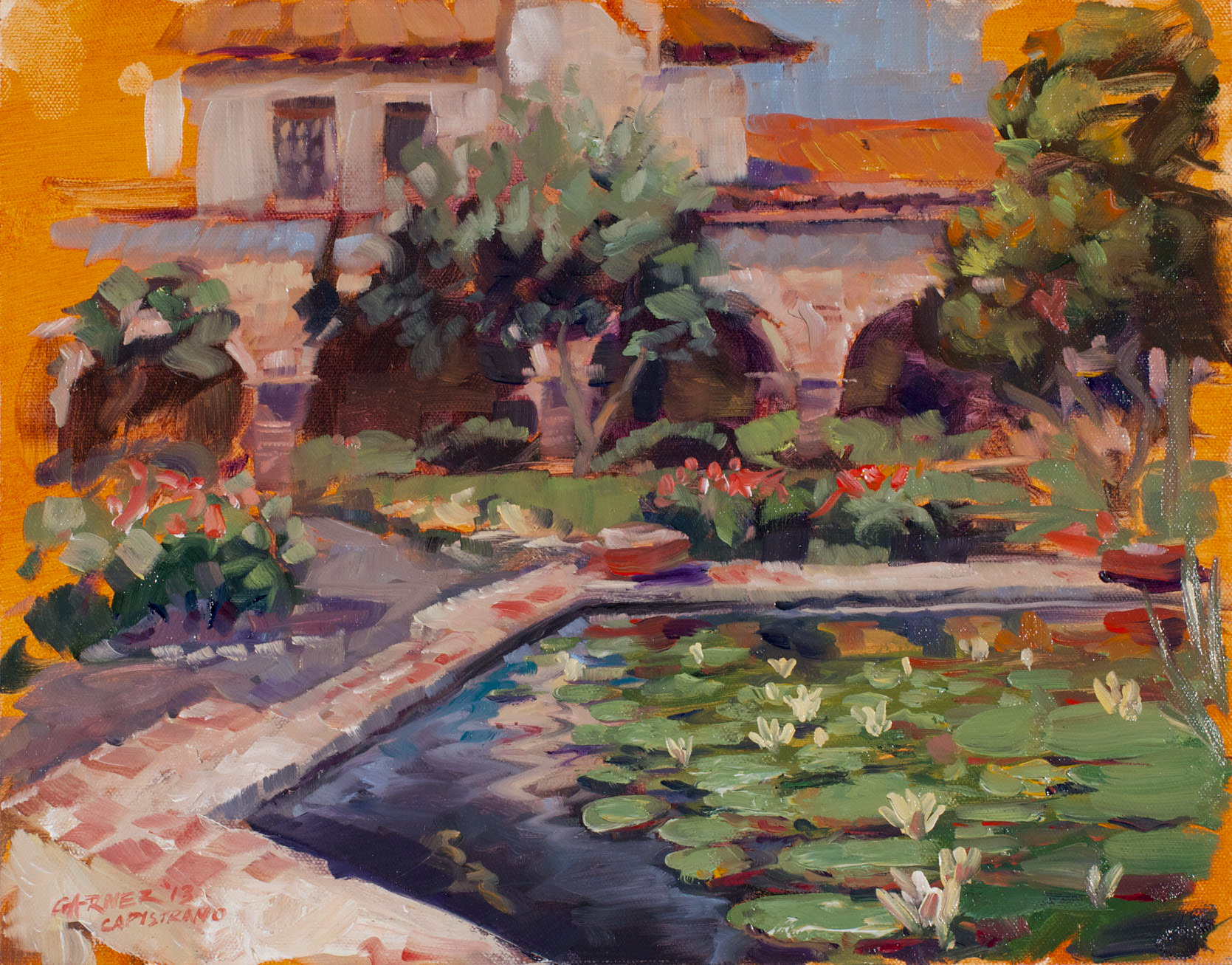 Capistrano, 2013, oil on canvas panel, 14" X 11"