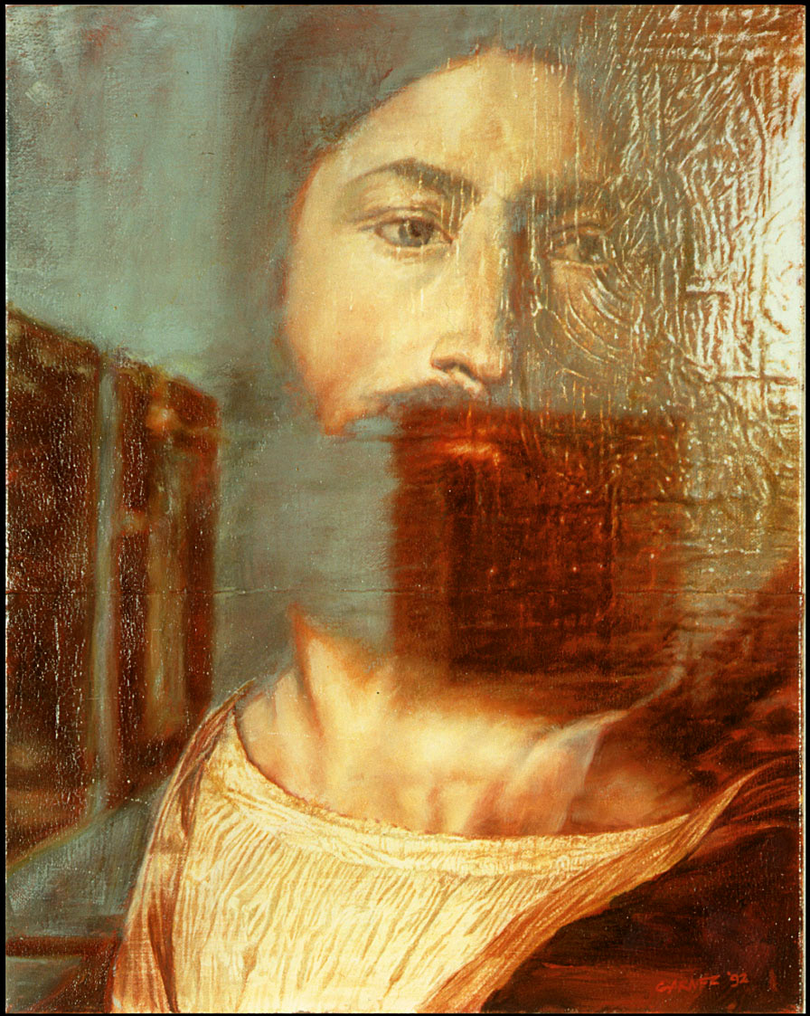 Ritratto (after Titian), 1992, oil on linen, 49 X 62 cm