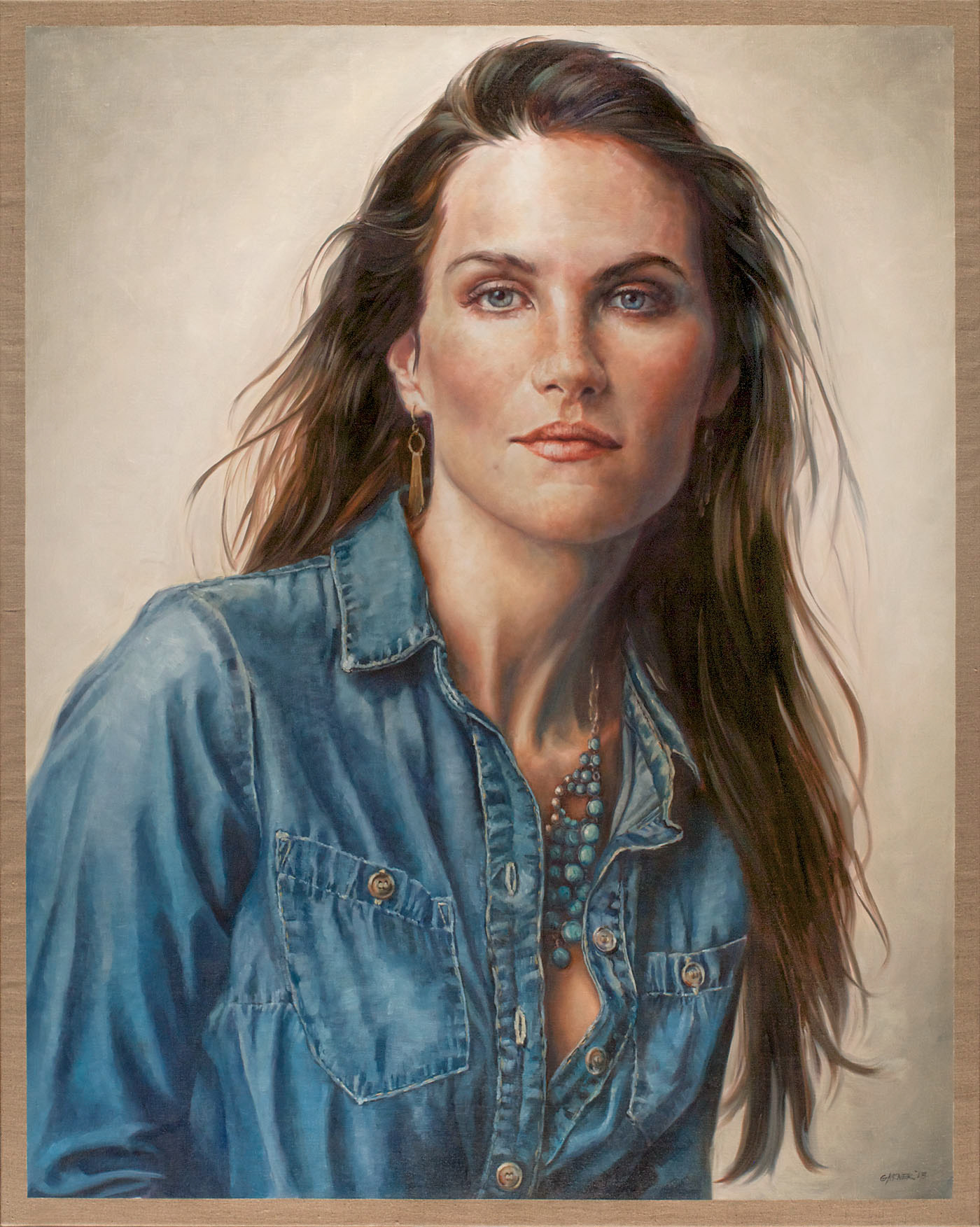 Missy, 2013, oil on linen, 48" X 60". Commission