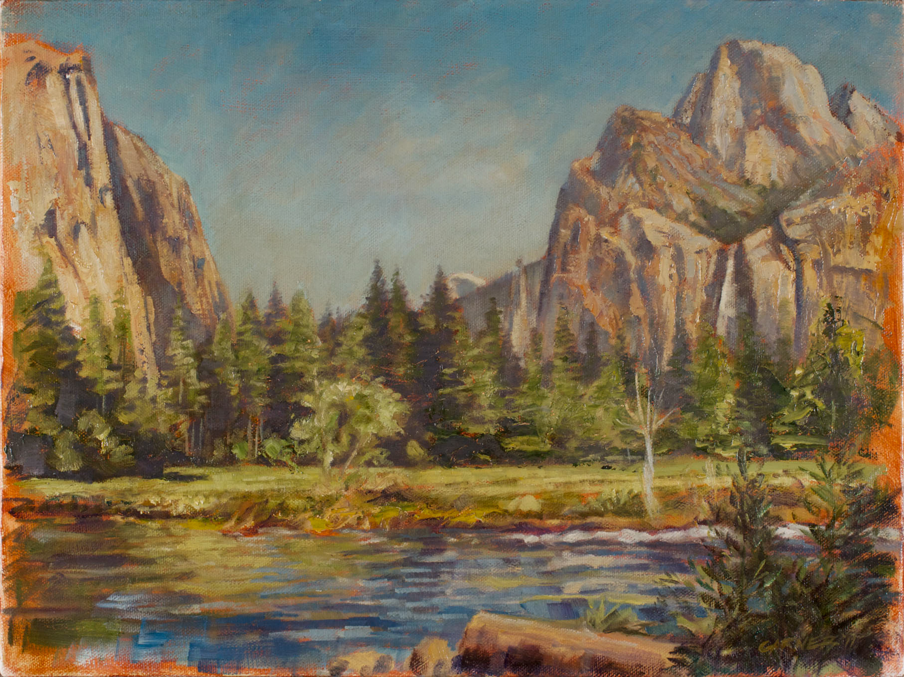 Yosemite, 2011, oil on canvas, 16" X 12"