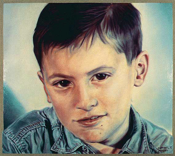 Tommaso, 1995, oil on linen, 100 X 90 cm