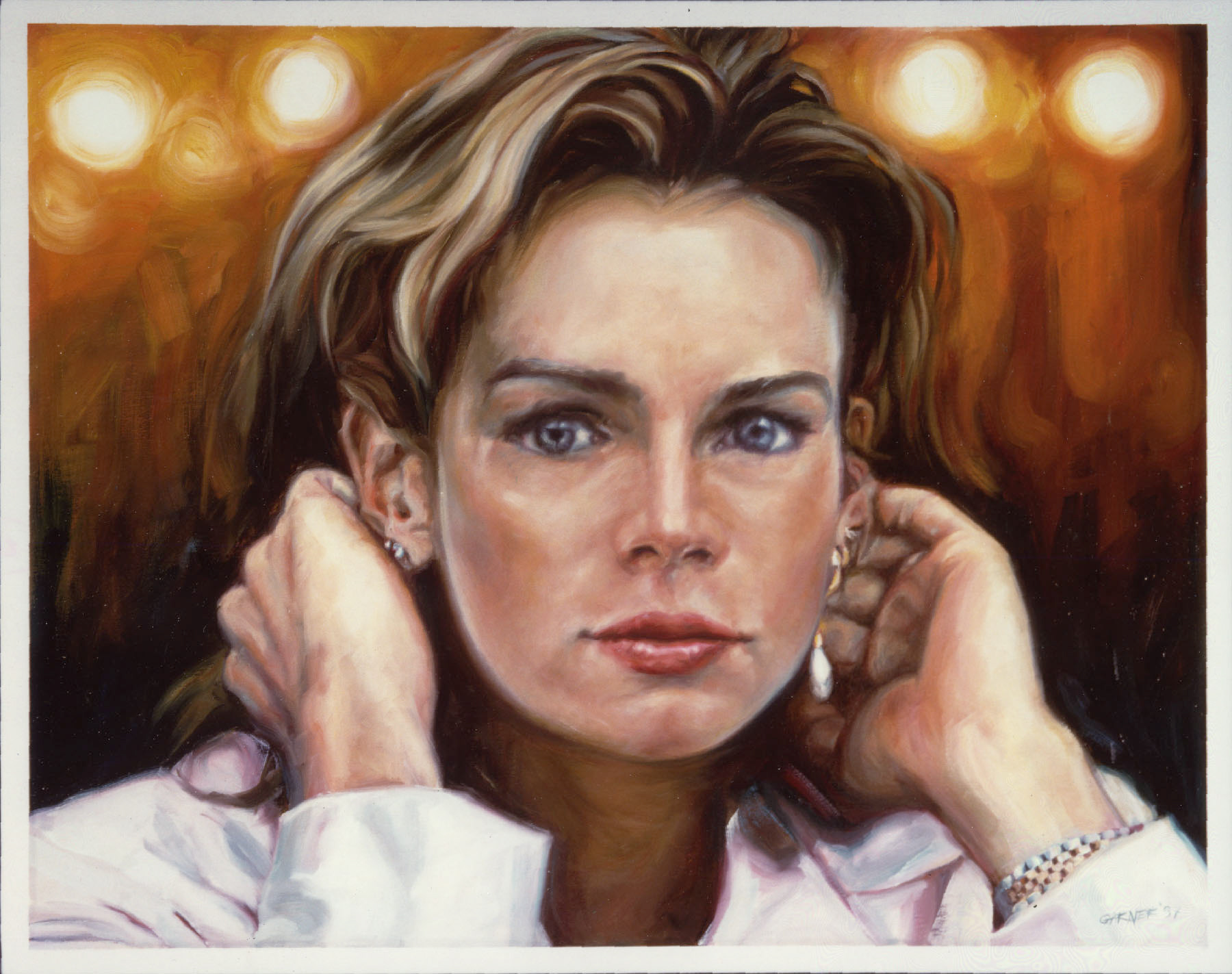 Princess Stephanie of Monaco, 1997, oil on canvas, c. 110 X 100 cm Commission