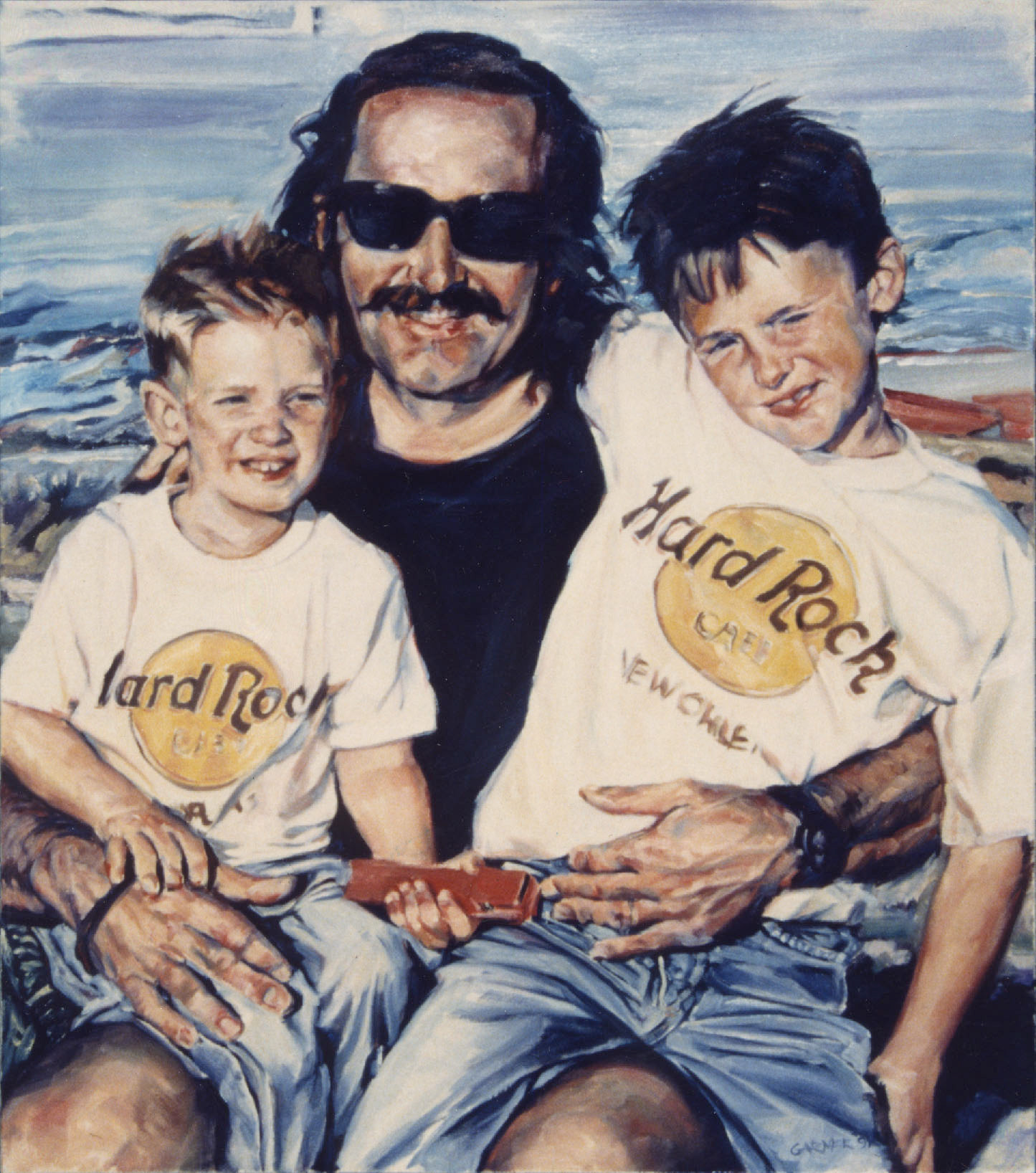 Pio and Sons, 1995, oil on canvas, c. 80 X 100 cm Commission