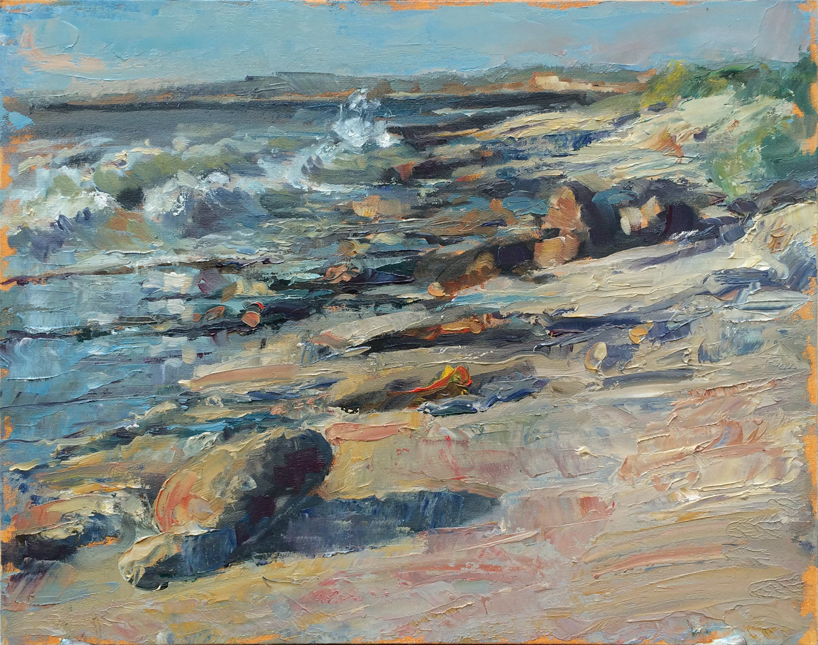 La Jolla, 2015, oil on canvas panel, 14" X 11". Sold