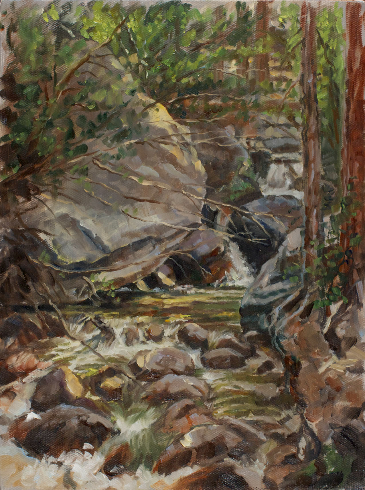 Whitney Creek, 2012, oil on canvas, 14" X 11"
