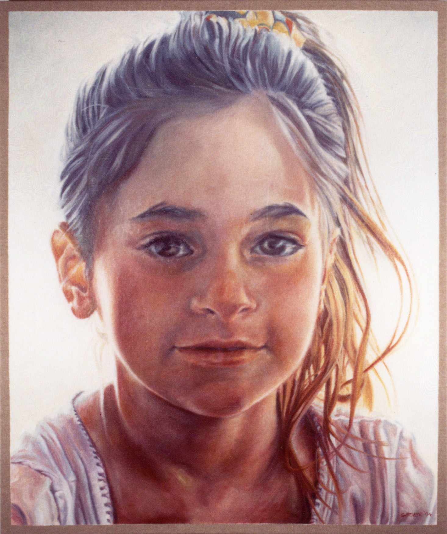 Kimmy , 1994, oil on linen, c. 90 X 110 cm Commission