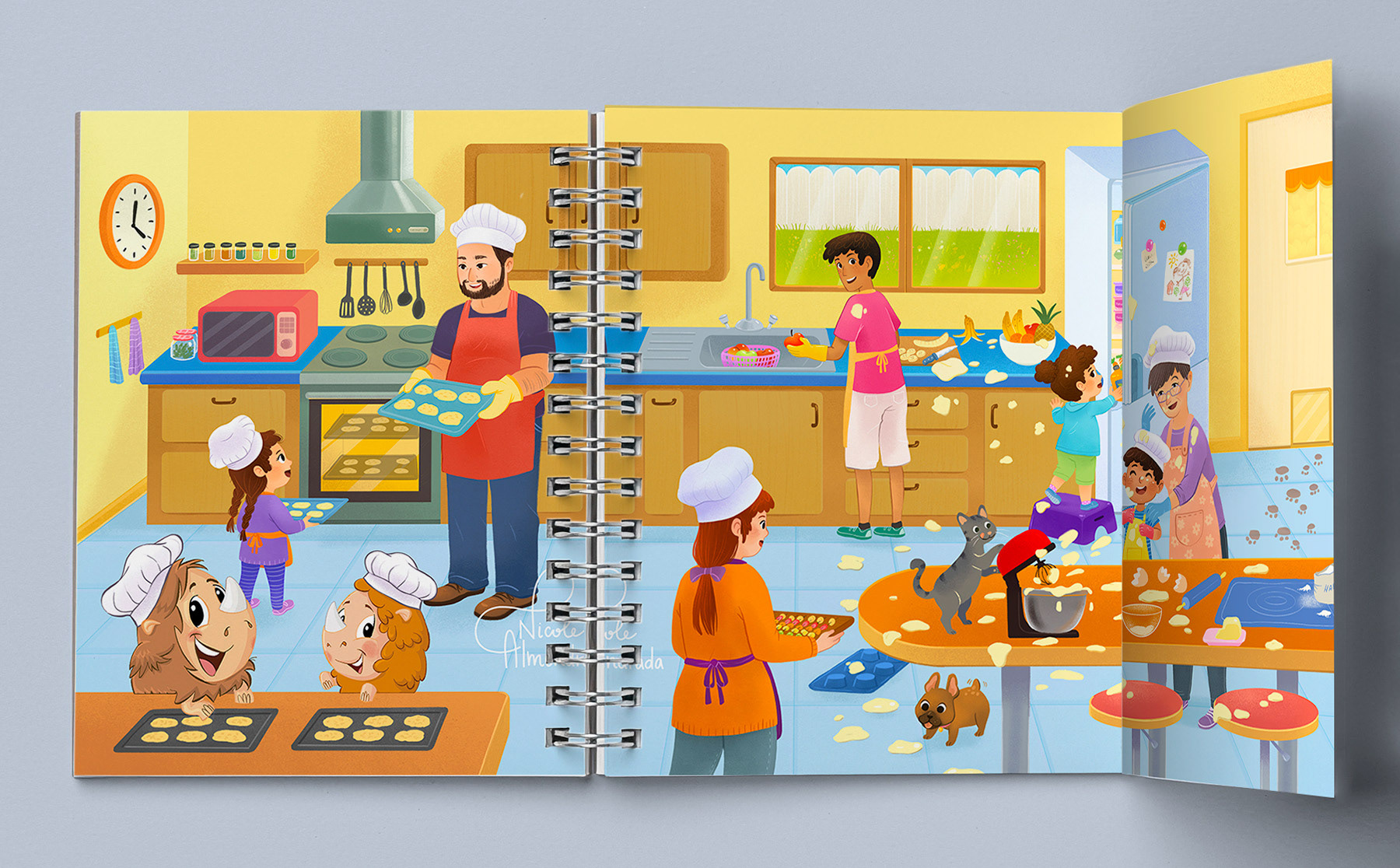 Gatefold illustration - Editorial SM Chile