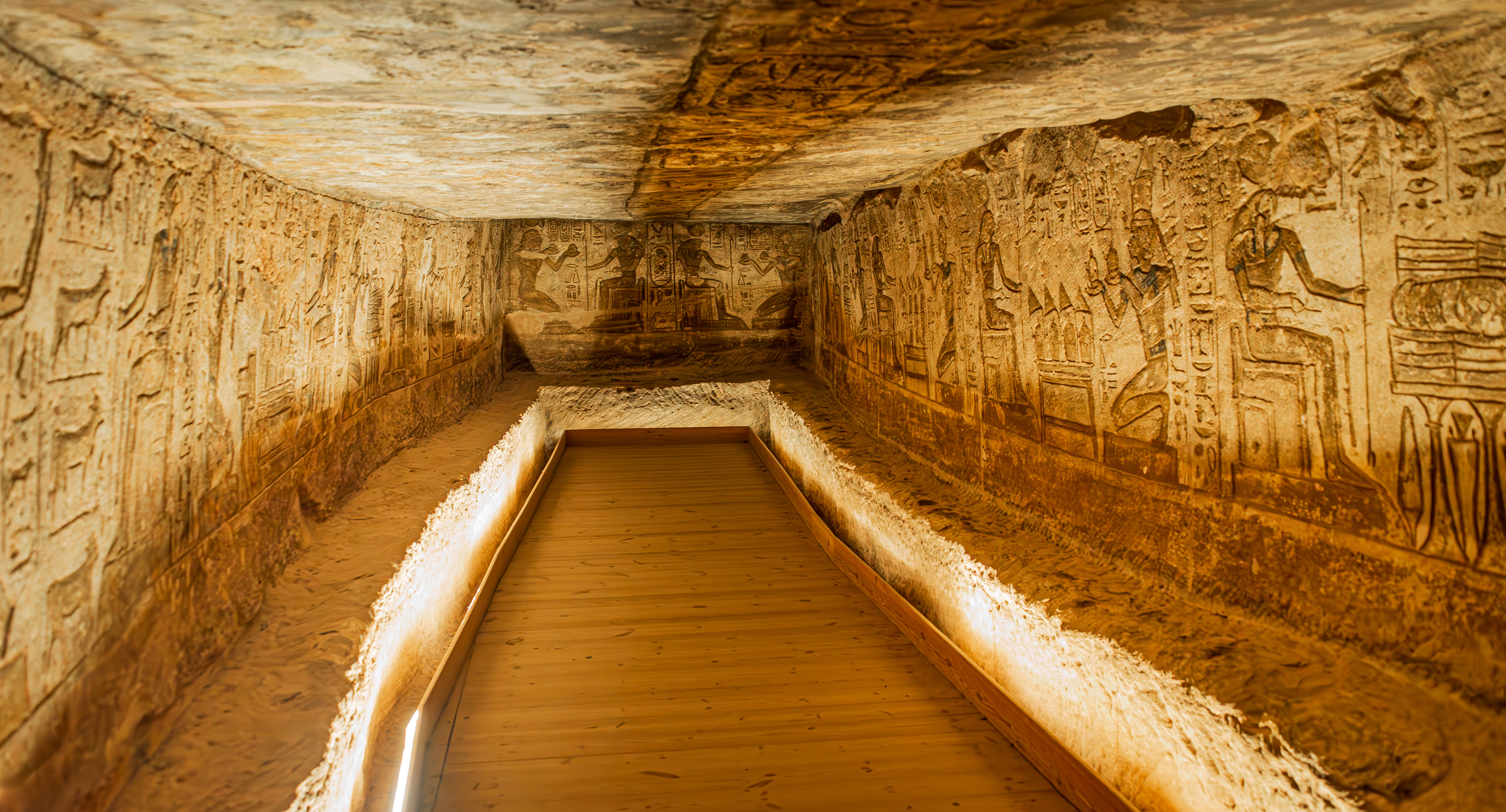 Abu Simbel: Interior room in the Great Temple