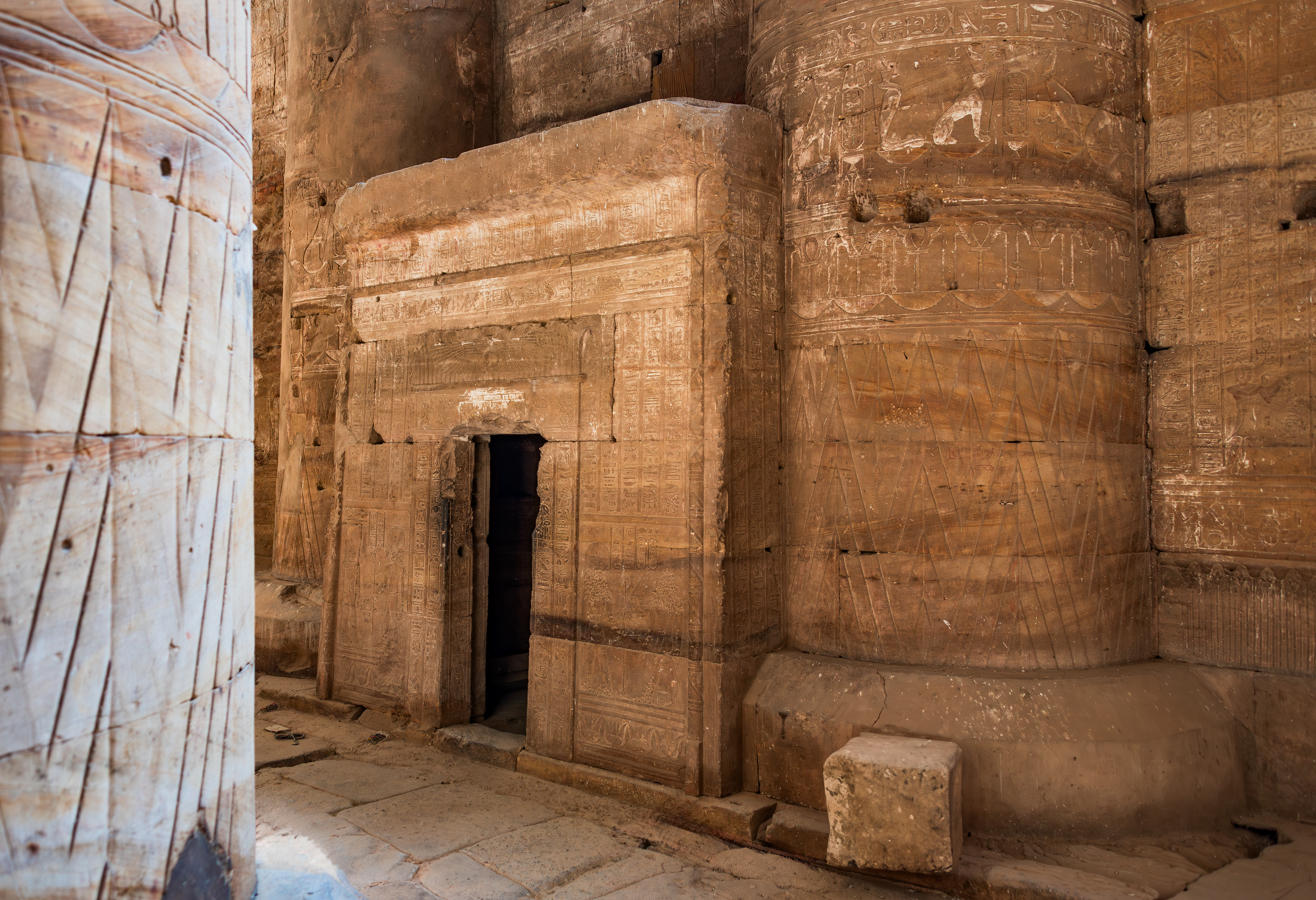Edfu: The Festival Hall is the oldest part of the temple