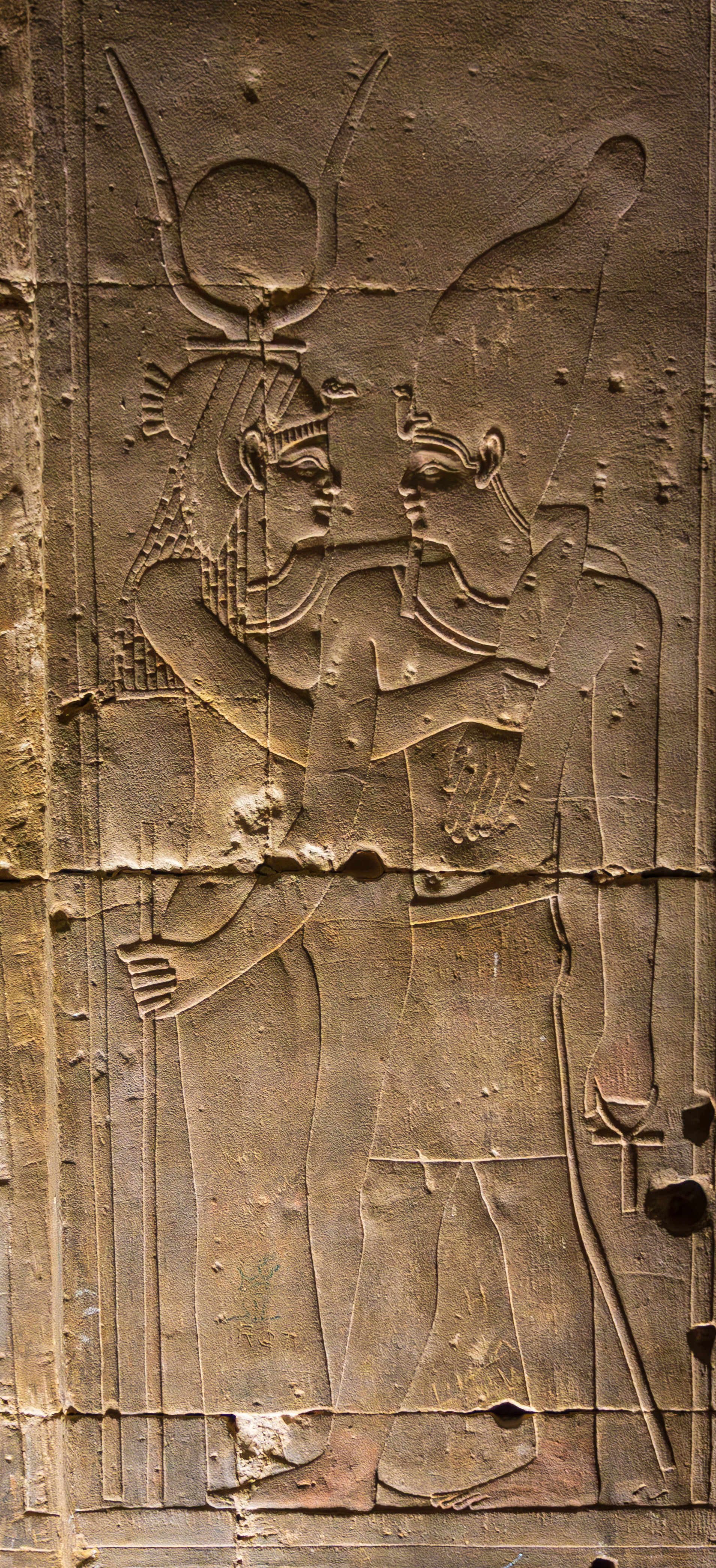 Edfu: Relief decoration