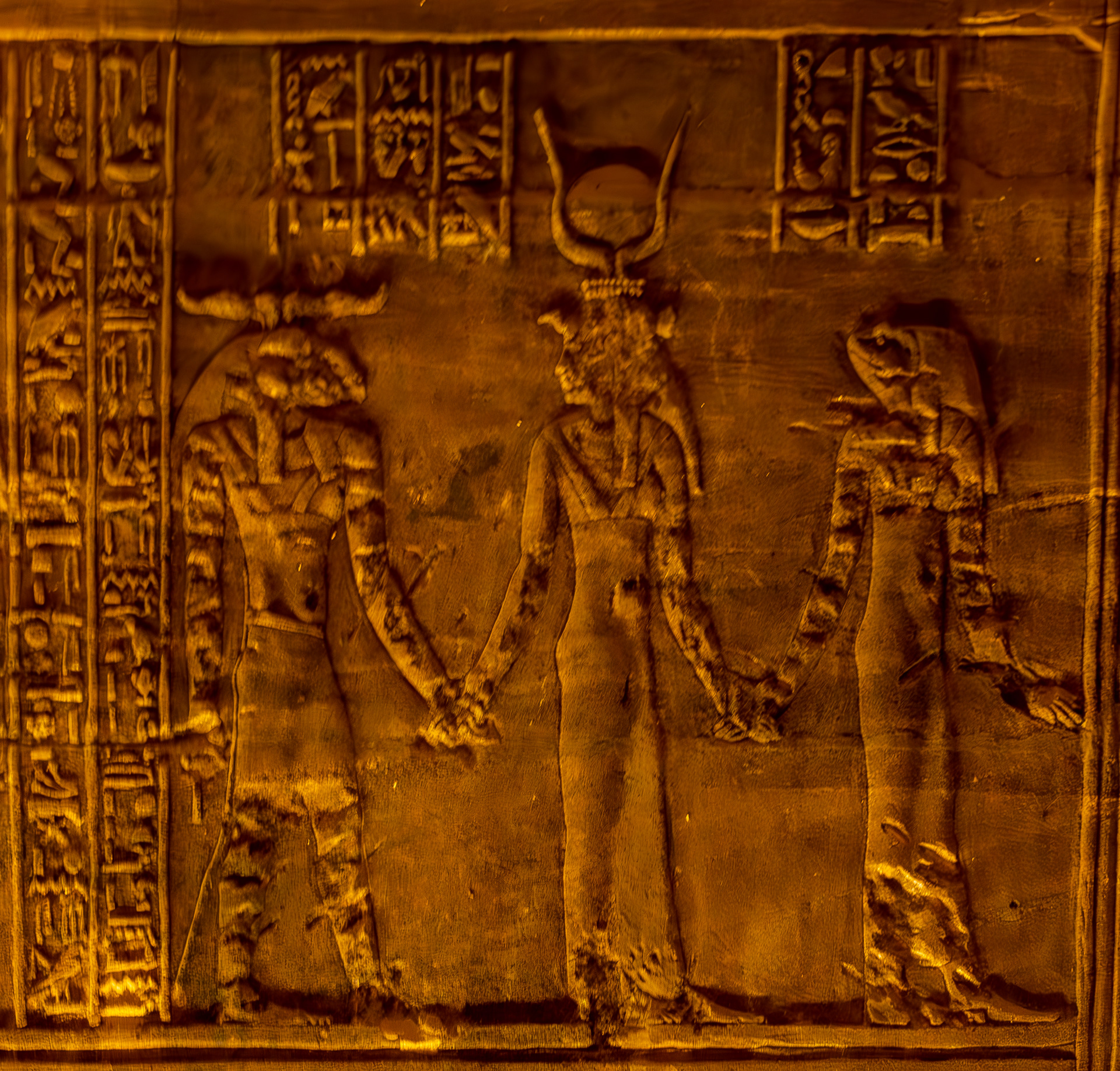 Temple of Philae: Temple Hieroglyphs