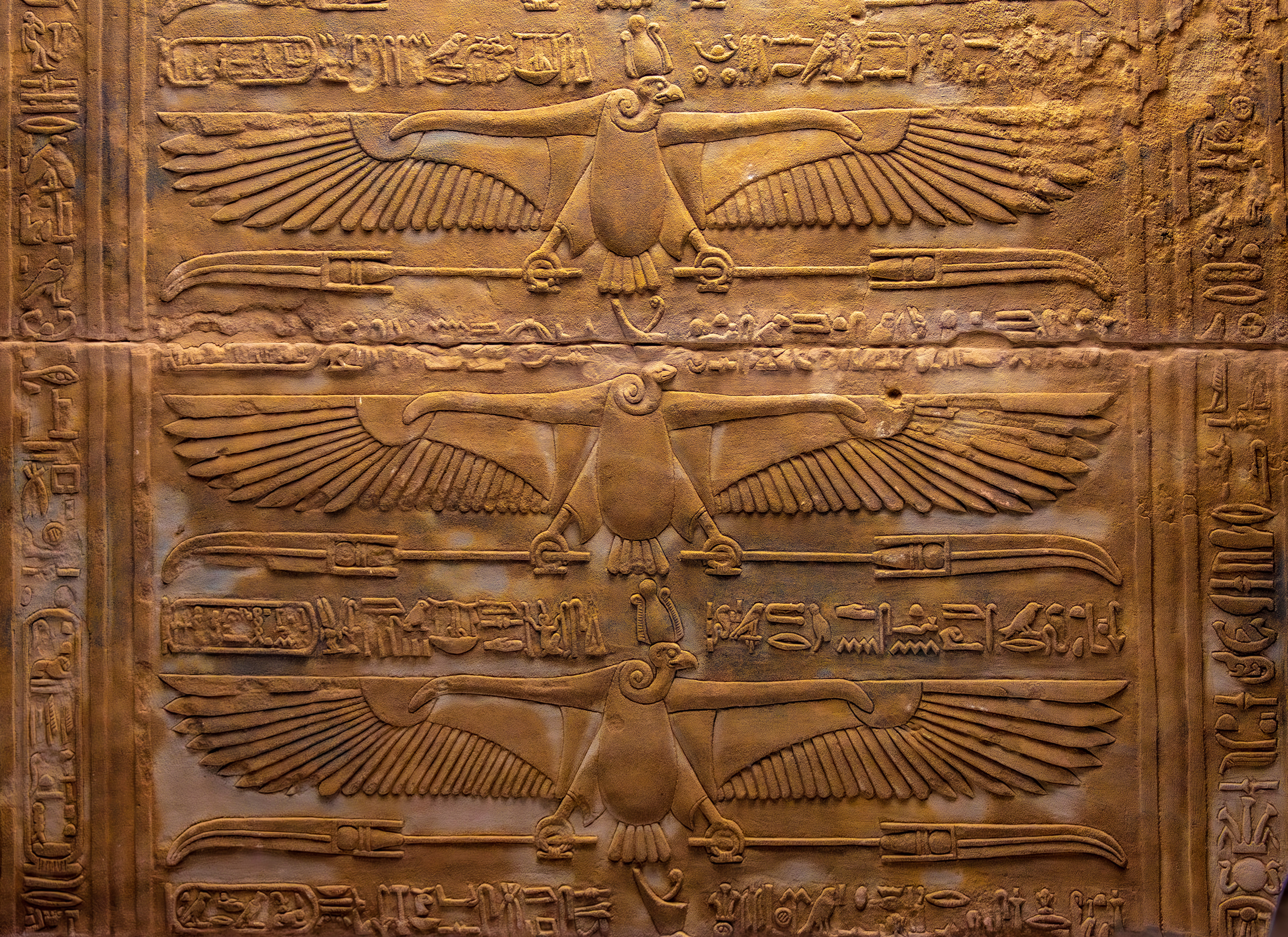 Temple of Philae: Temple Hieroglyphs