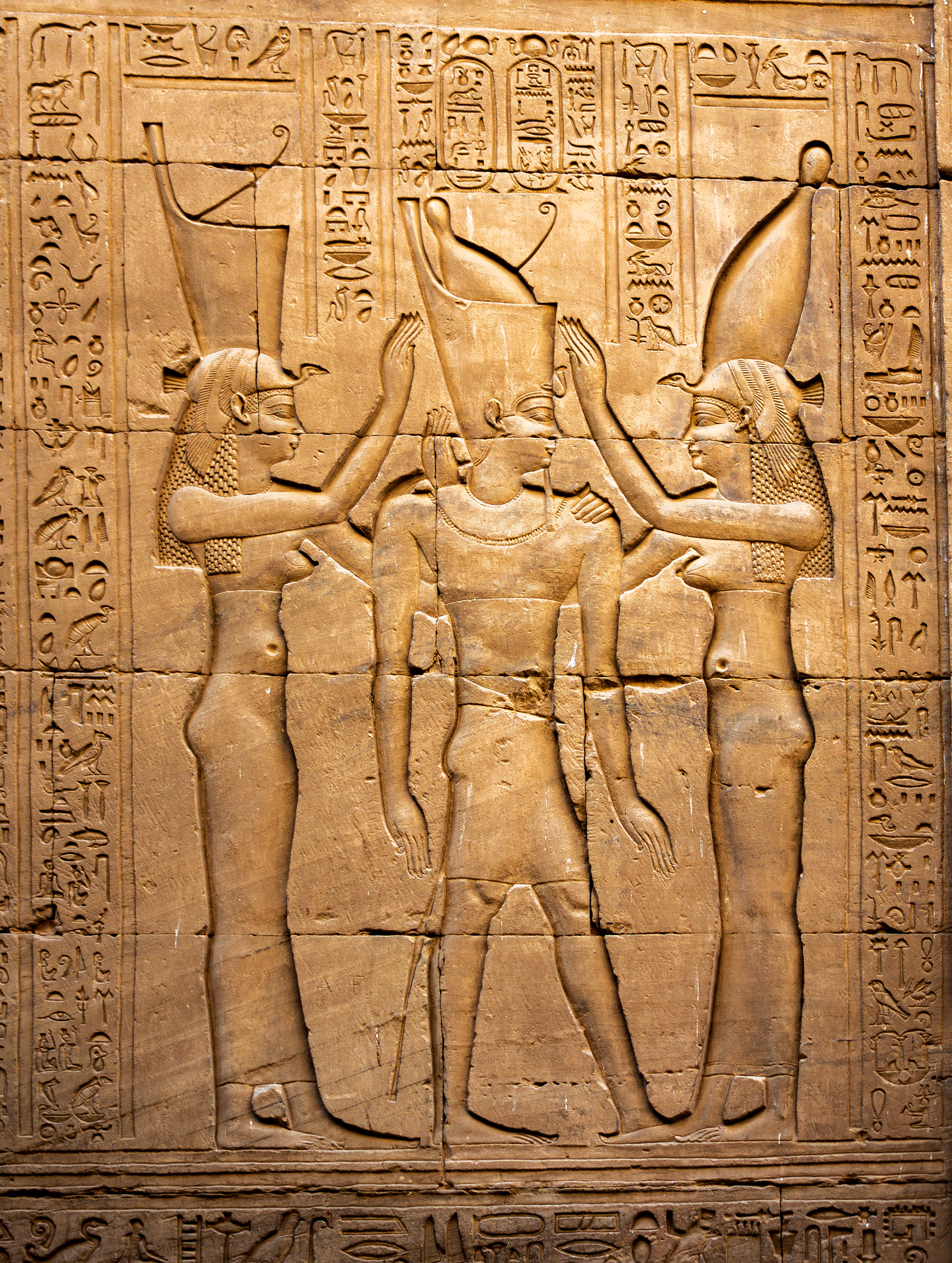 Edfu: Relief decoration