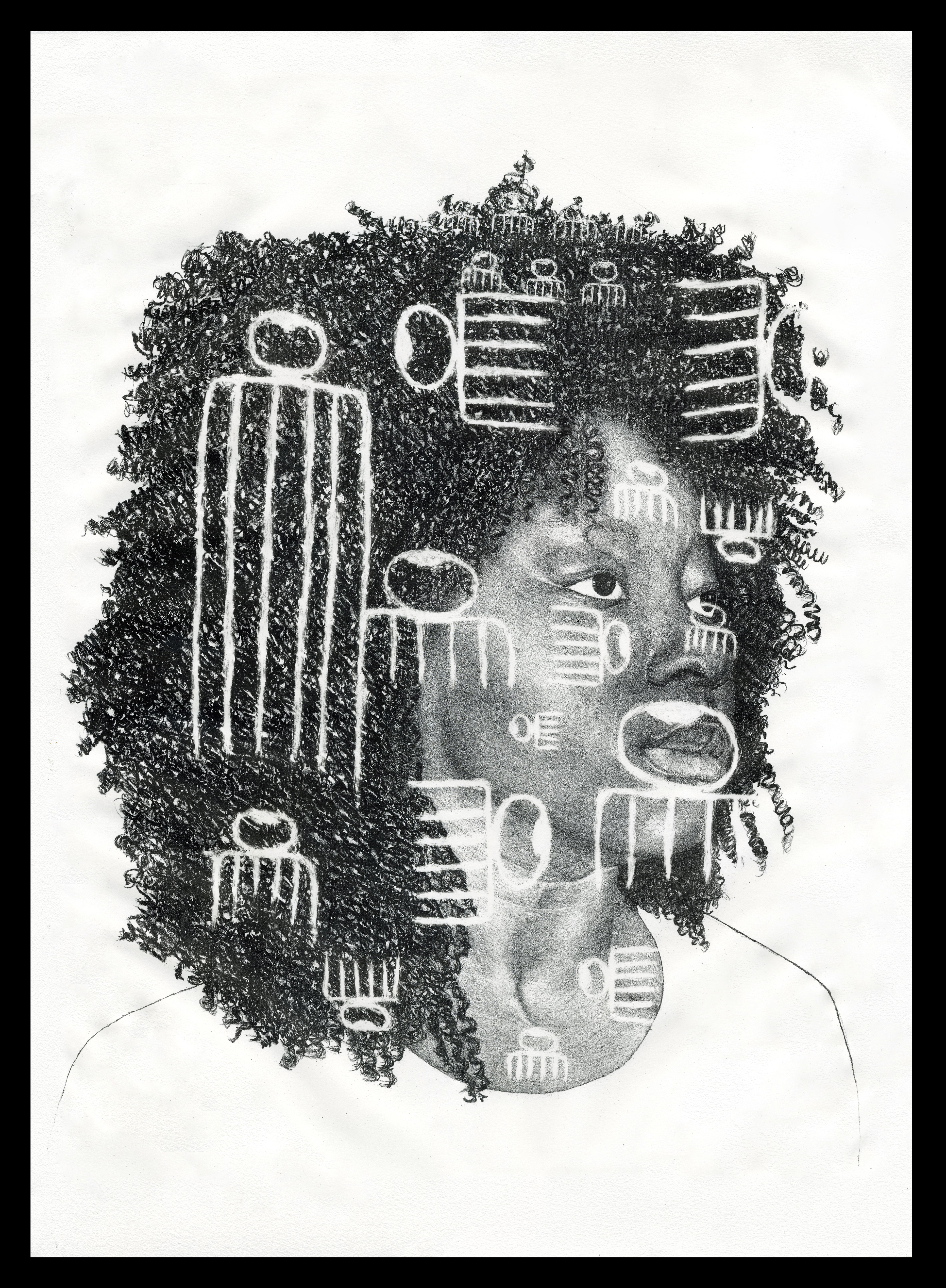 "Duafe Deletions" | Lithograph on Hahnemühle paper | 56 x 76 cm