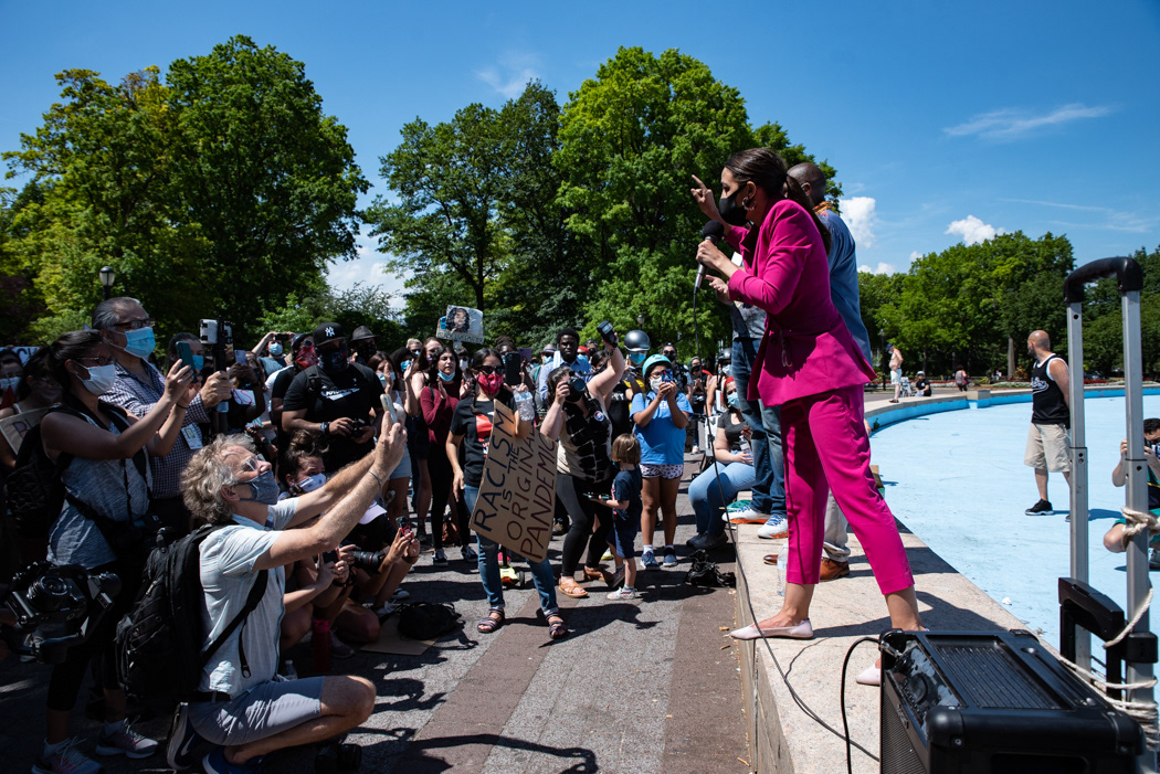 AOC Juneteenth Rally @ Unisp