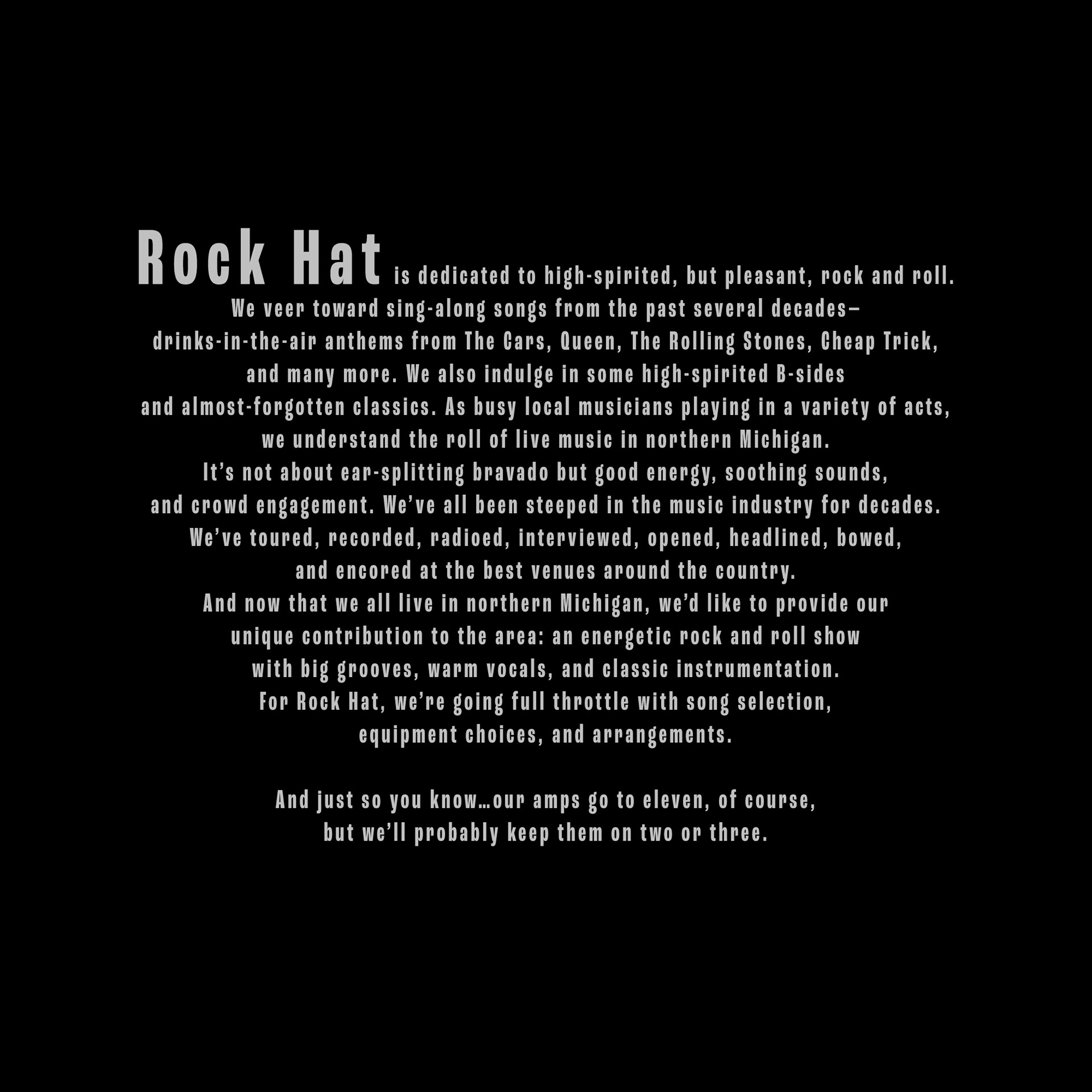 About Rock Hat band
