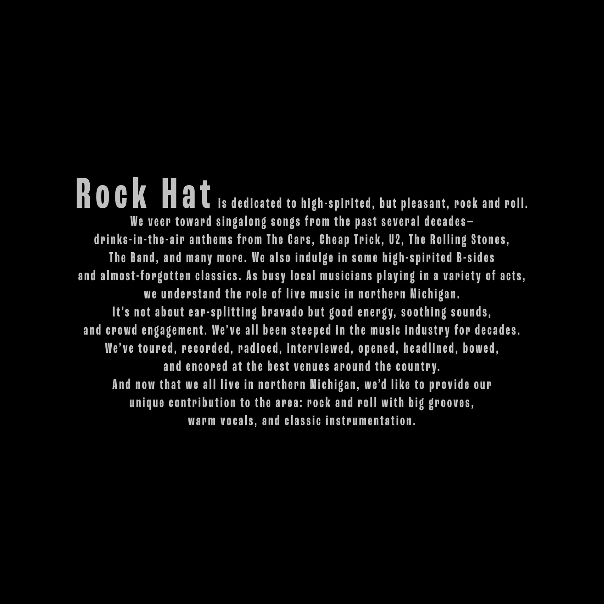 About Rock Hat band
