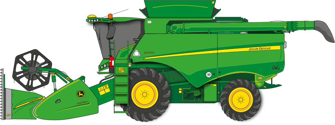 John Deere s680i