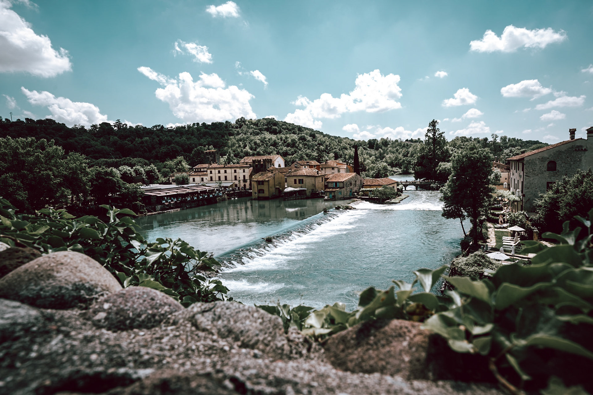 Cascades in the river