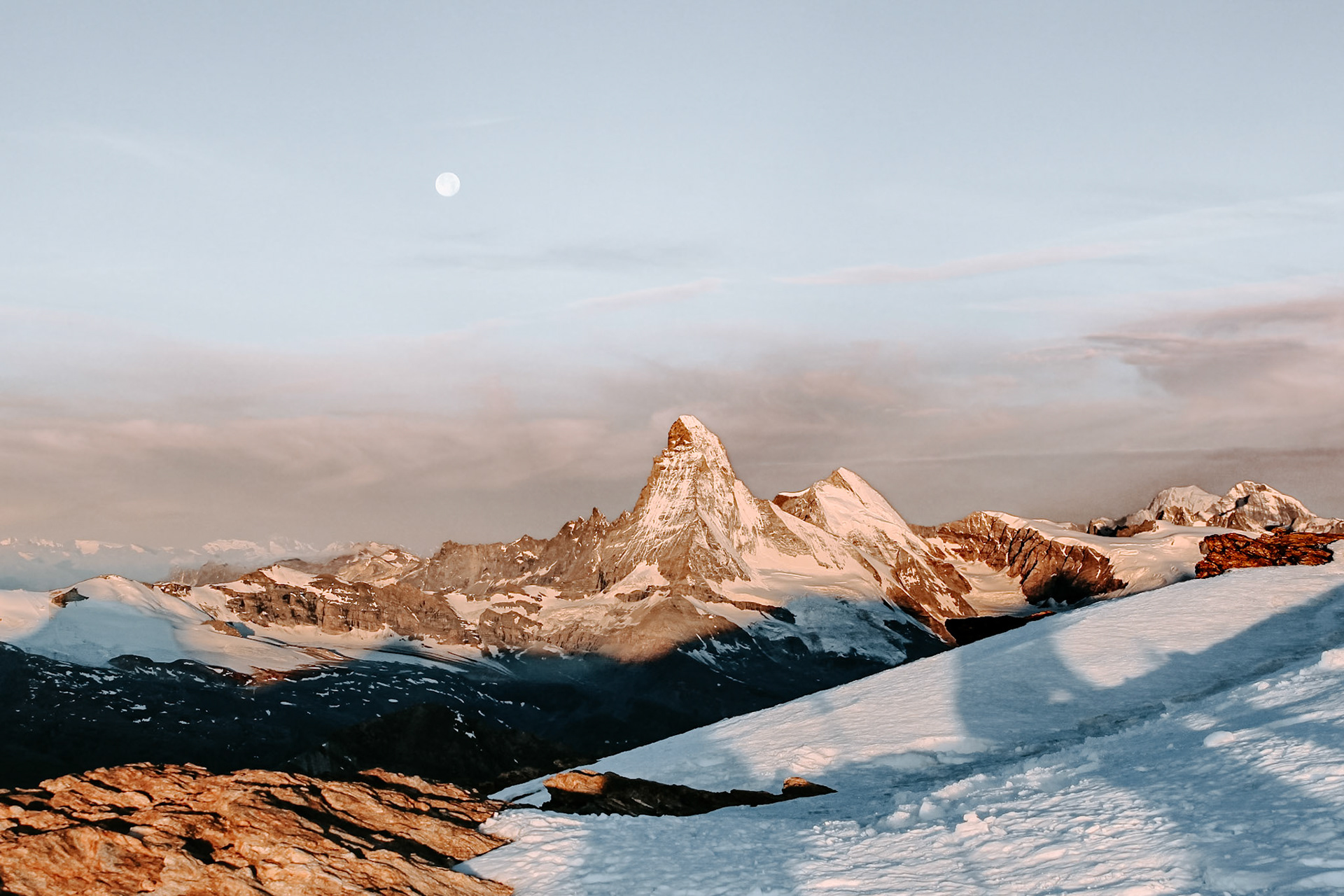 The Matterhorn in the morning light