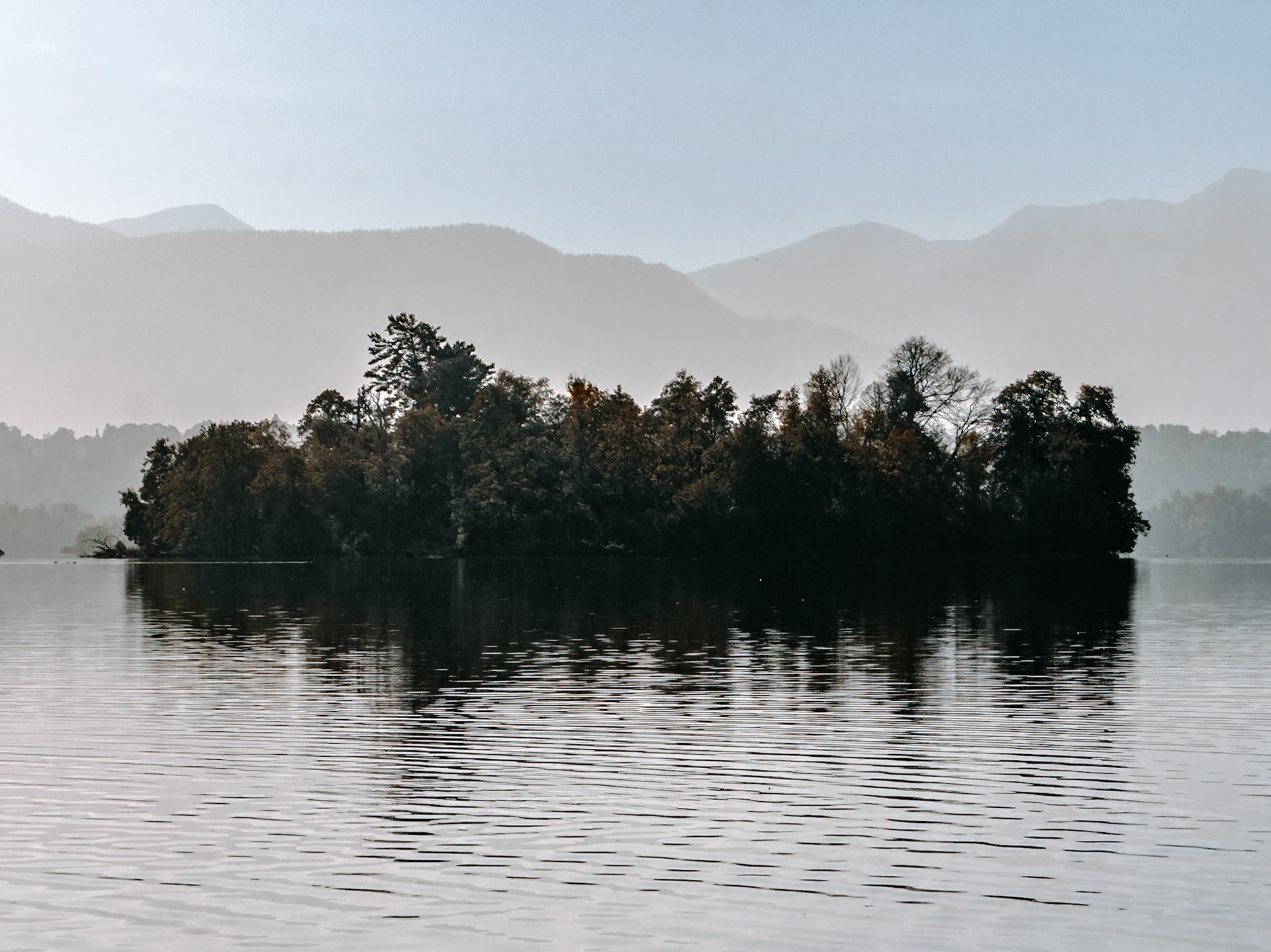Island in Lake Staffelsee