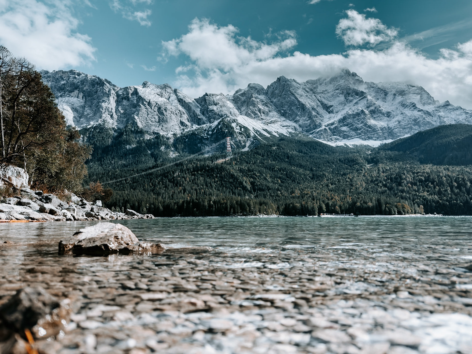 Lake Eibsee and Zugspitze